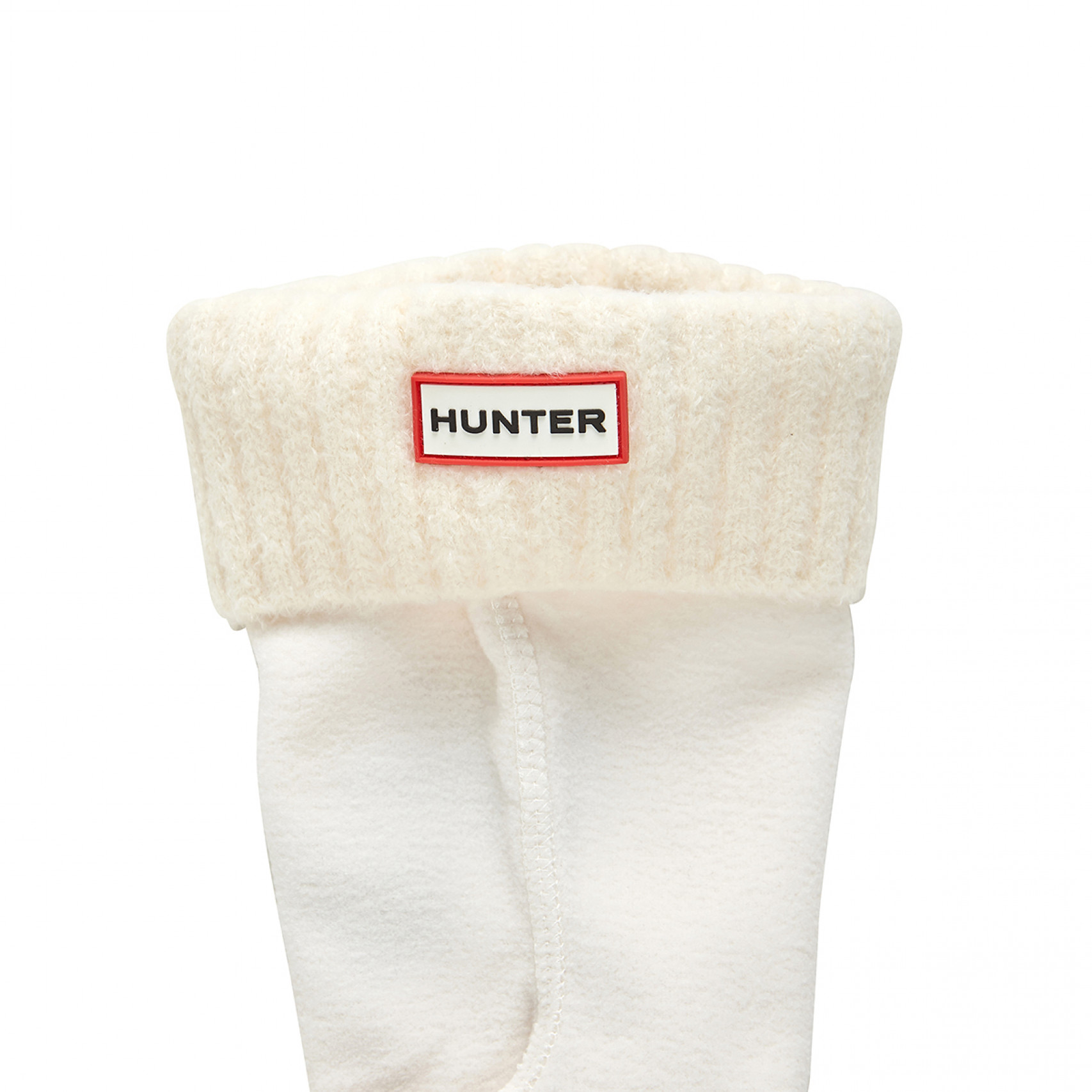 헌터 리시클레드 나일론 블렌드 커프 쇼트 부츠 삭스 화이트 / UAS3501RNB-HWT