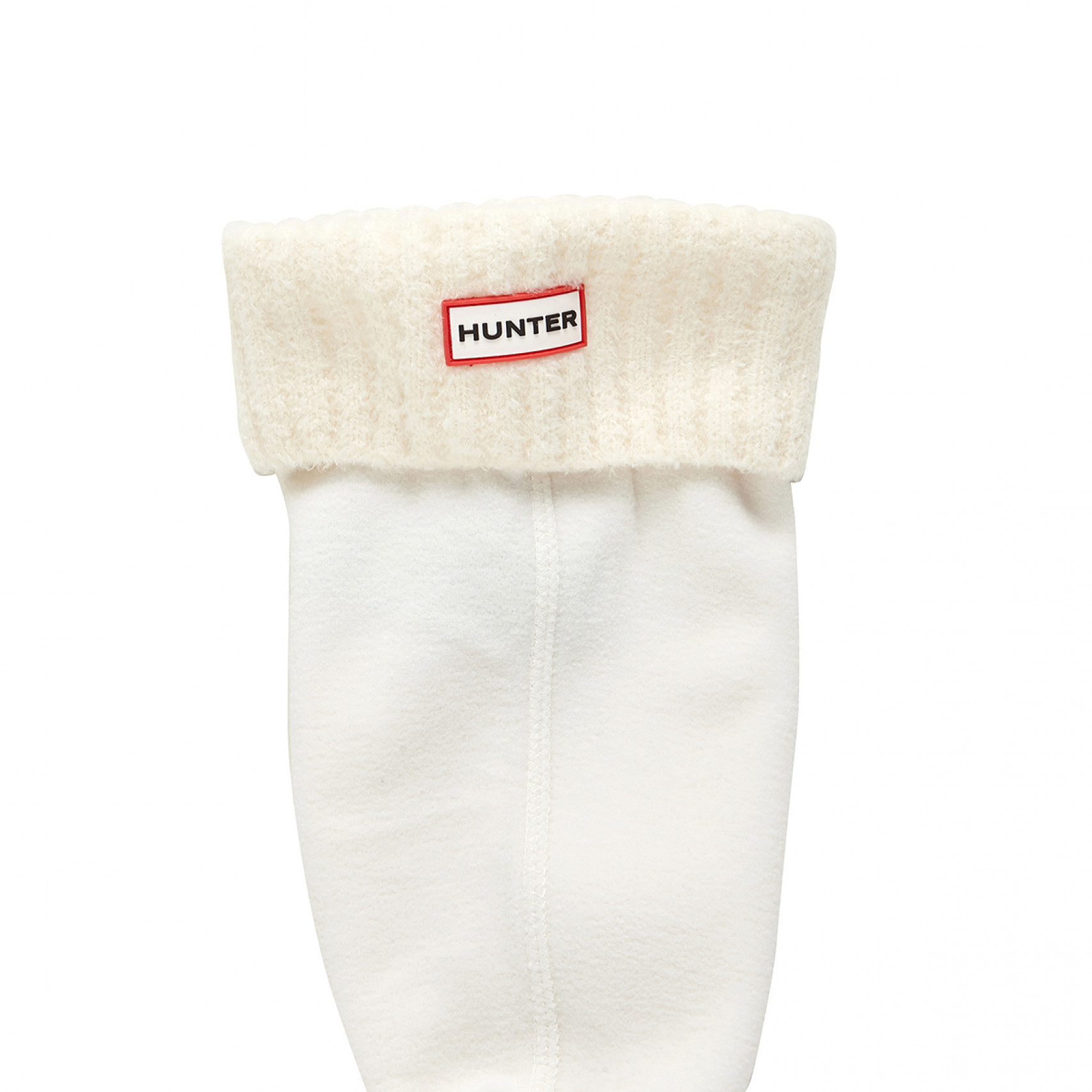 헌터 리시클레드 나일론 블렌드 커프 톨 부츠 삭스 화이트 / UAS3500RNB-HWT