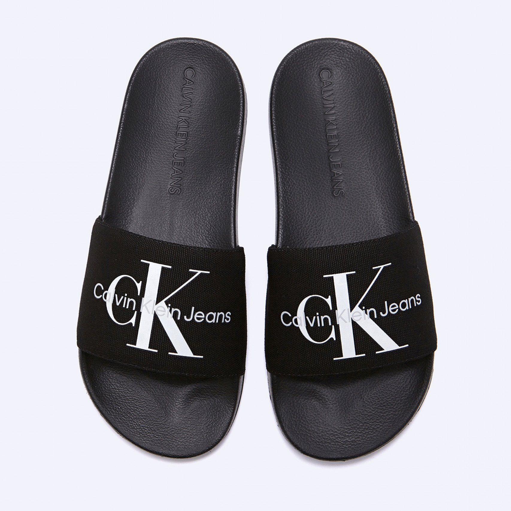 모노그램 바스 슬리퍼 블랙 / YW00103BDS