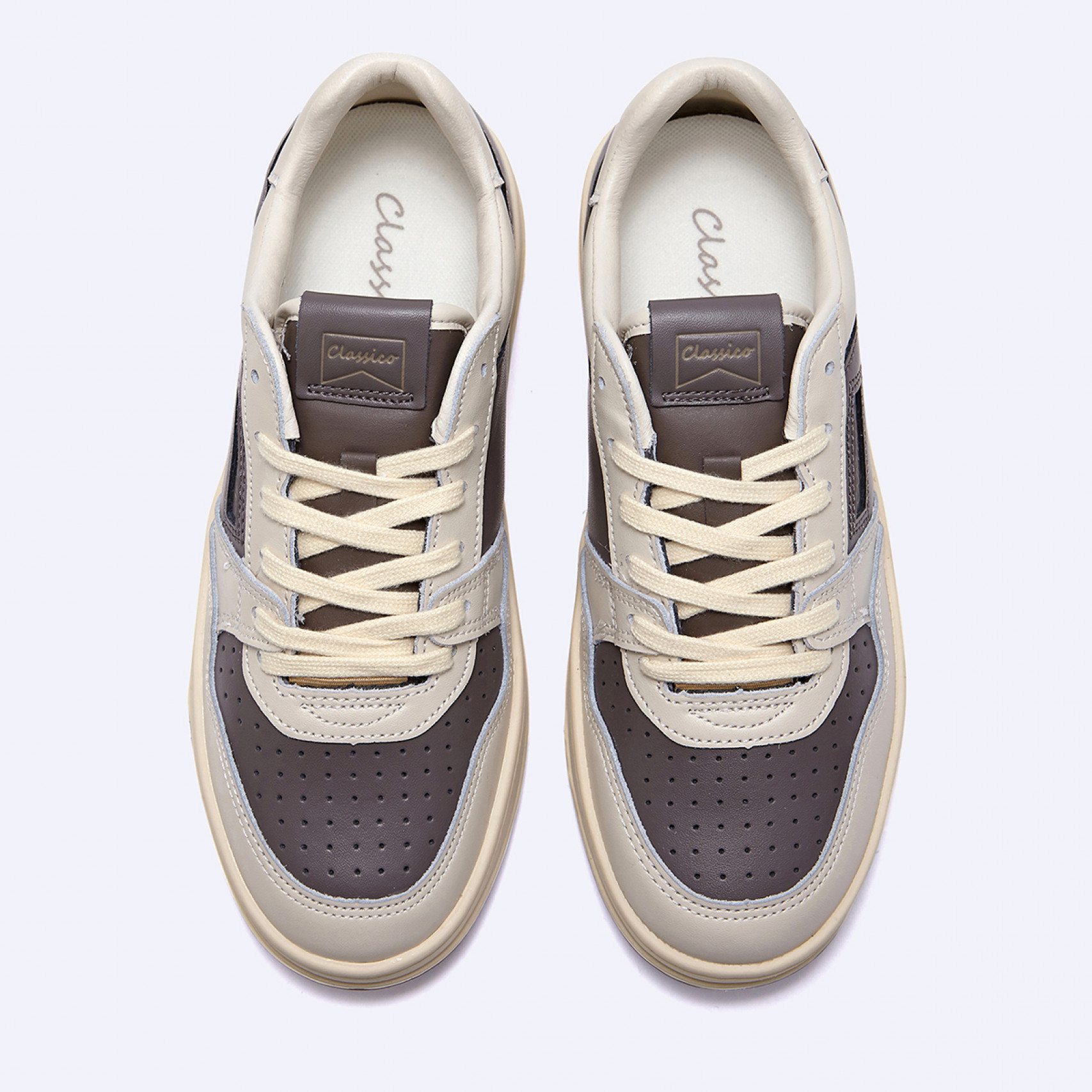 빈티지 코트 스니커즈 다크 브라운 / FLCCDA2U10