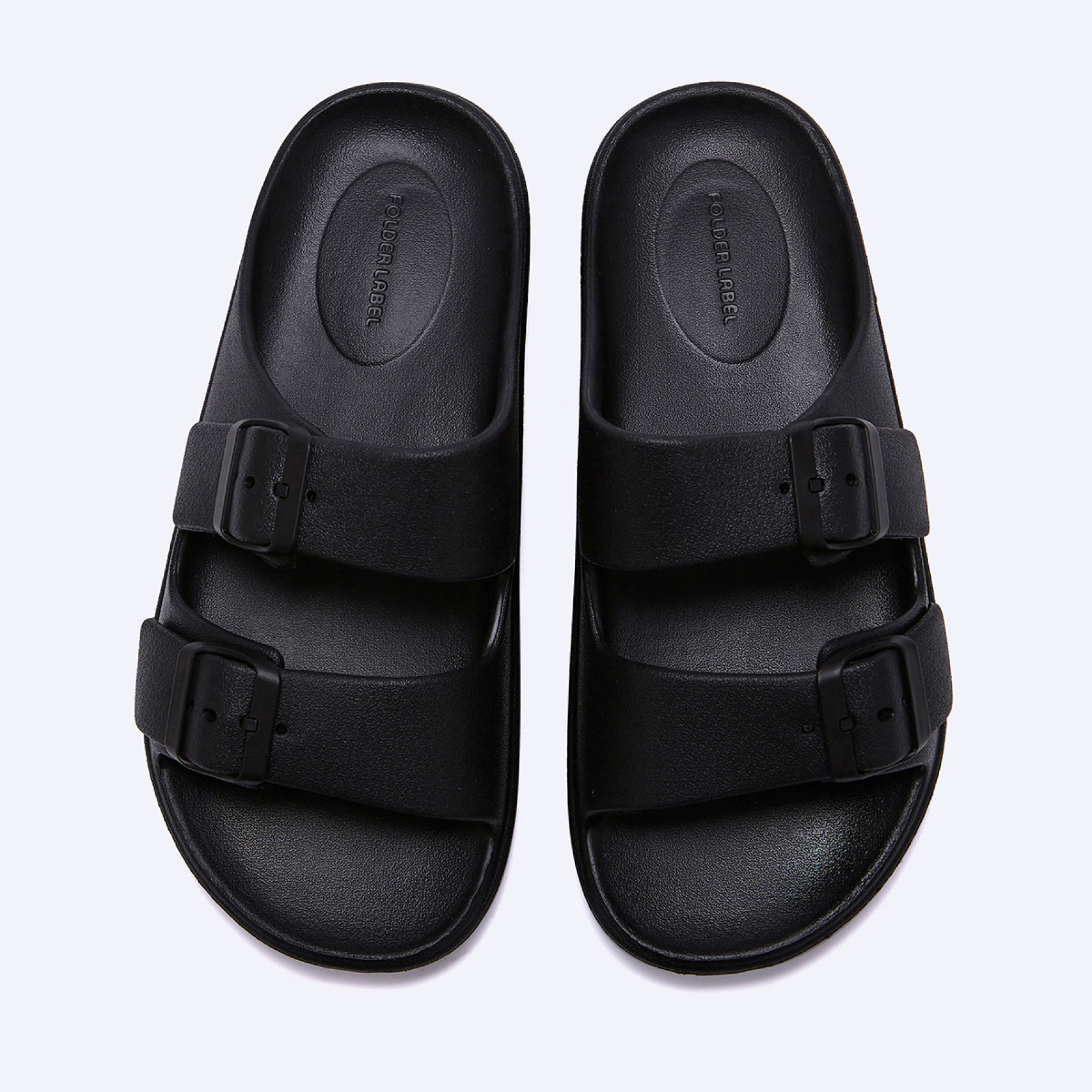 D Basic 쿠션 더블 슬라이드 블랙 / FLFDDS2U20