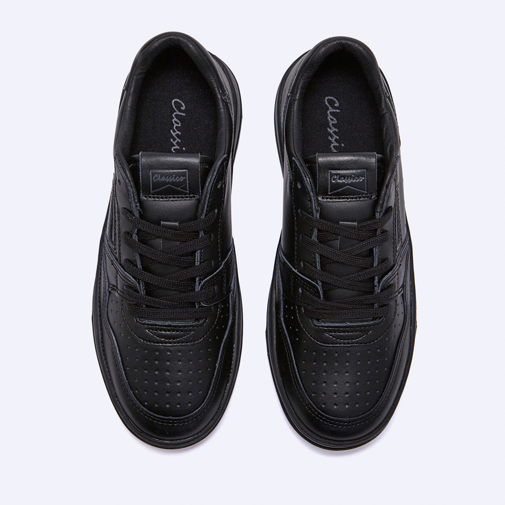 빈티지 코트 스니커즈 블랙 / FLCCDA1U09