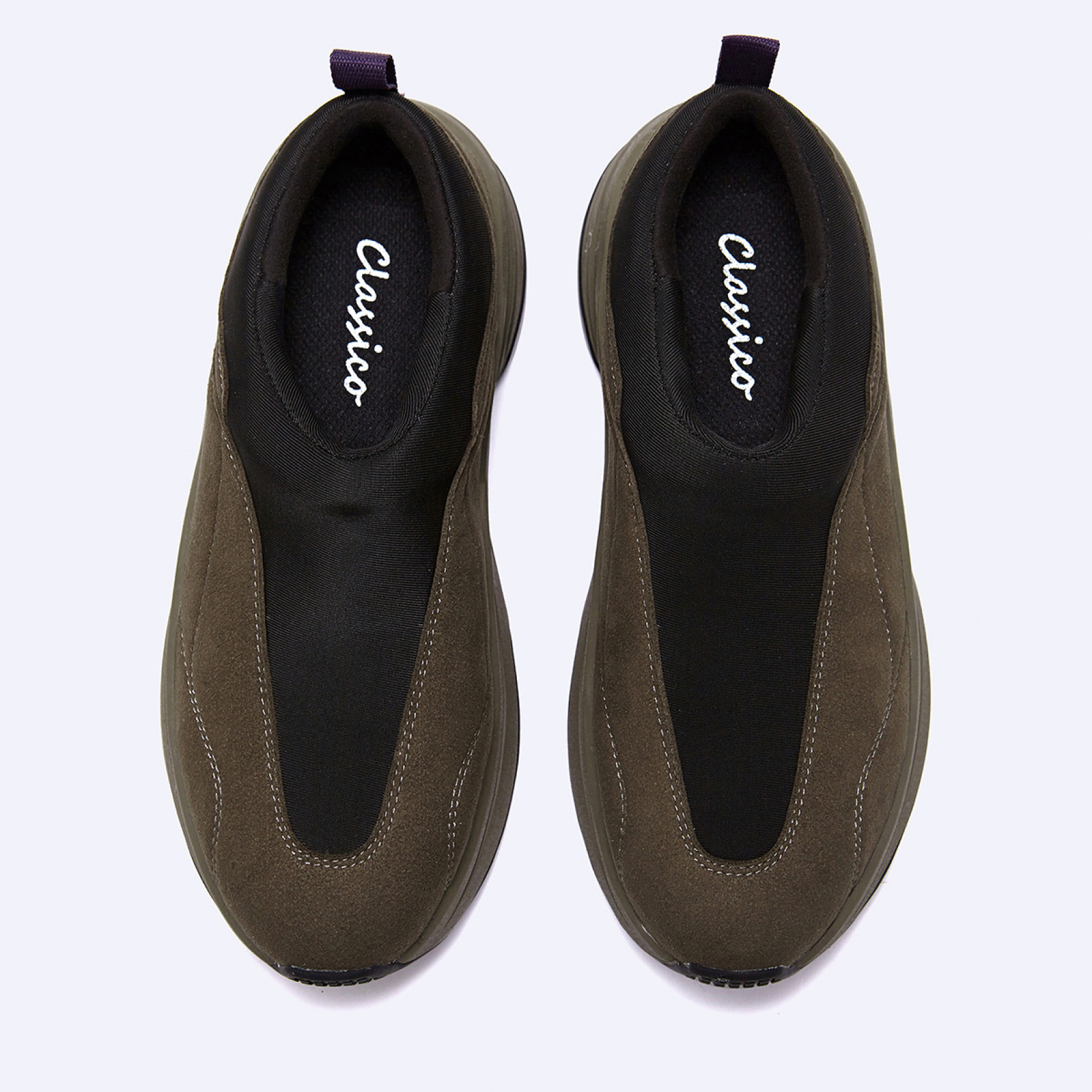 Classy Moc 아웃도어 슬립온 카키 / FLCCDA3U04