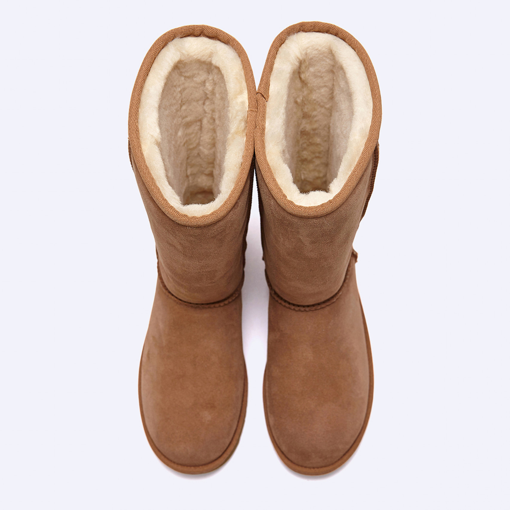 오버로크 스티치 롱 부츠 (클래식 톨 II) W 체스넛 / 1016224-CHE