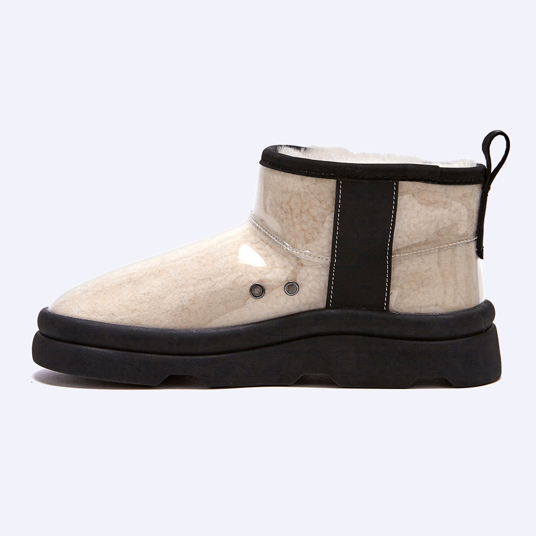 시어링 부츠 클리어 화이트 여성 / FLFDDF4W13