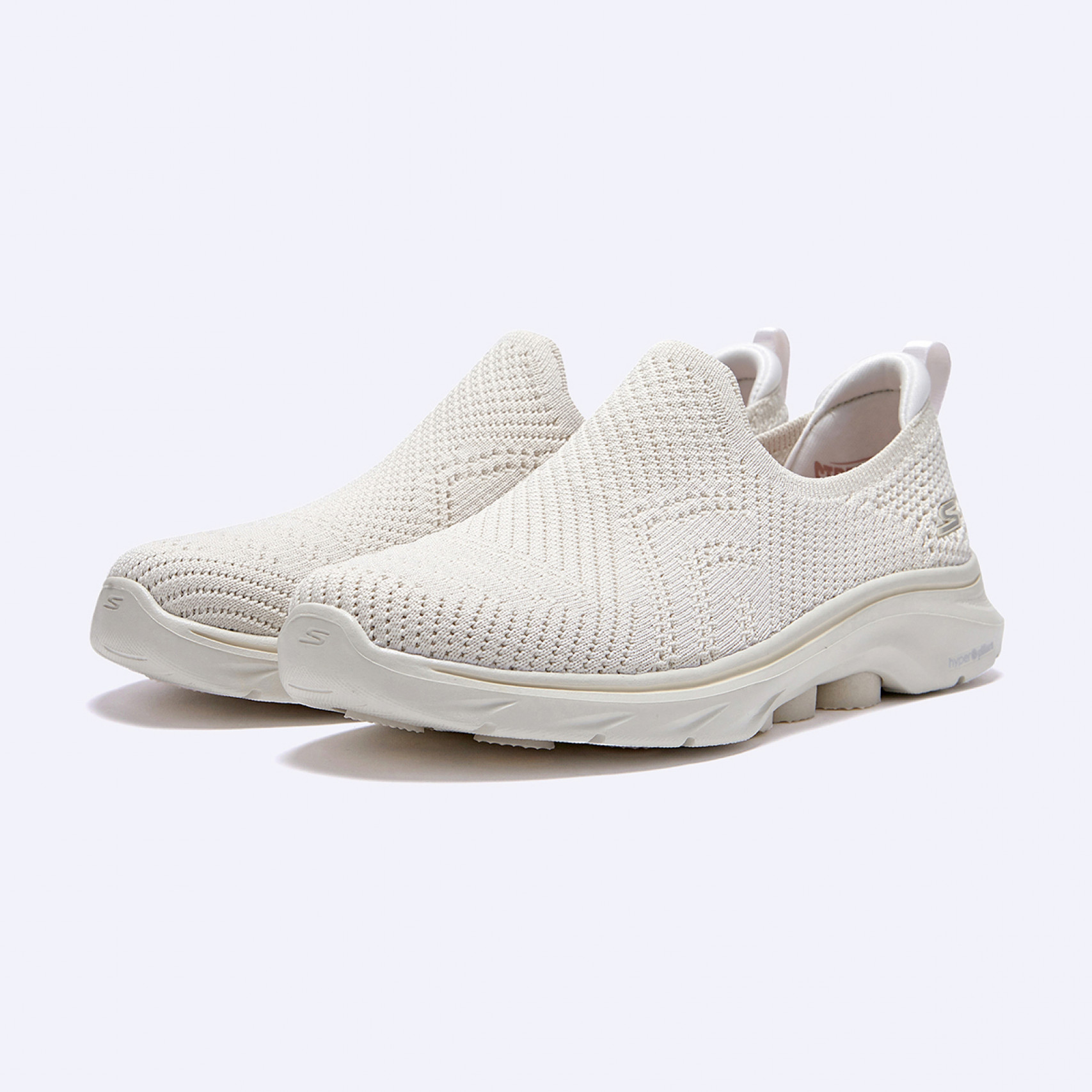 스케쳐스 고 워크 7 오트밀 화이트 여성 / 125204 / FLSKEA1W10