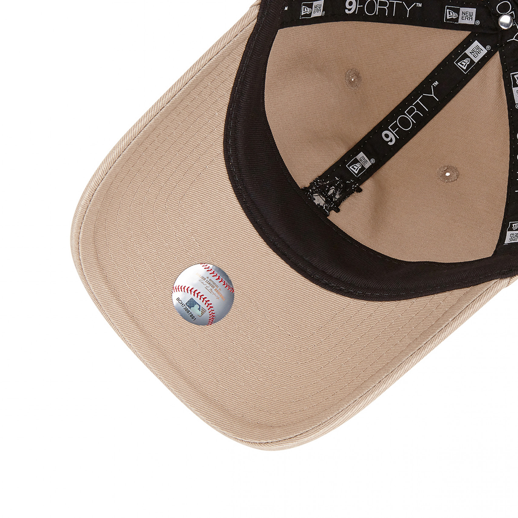 MLB 워시드 미니 로고 LA 다저스 언스트럭쳐 볼캡 뉴 베이지 / 14205764