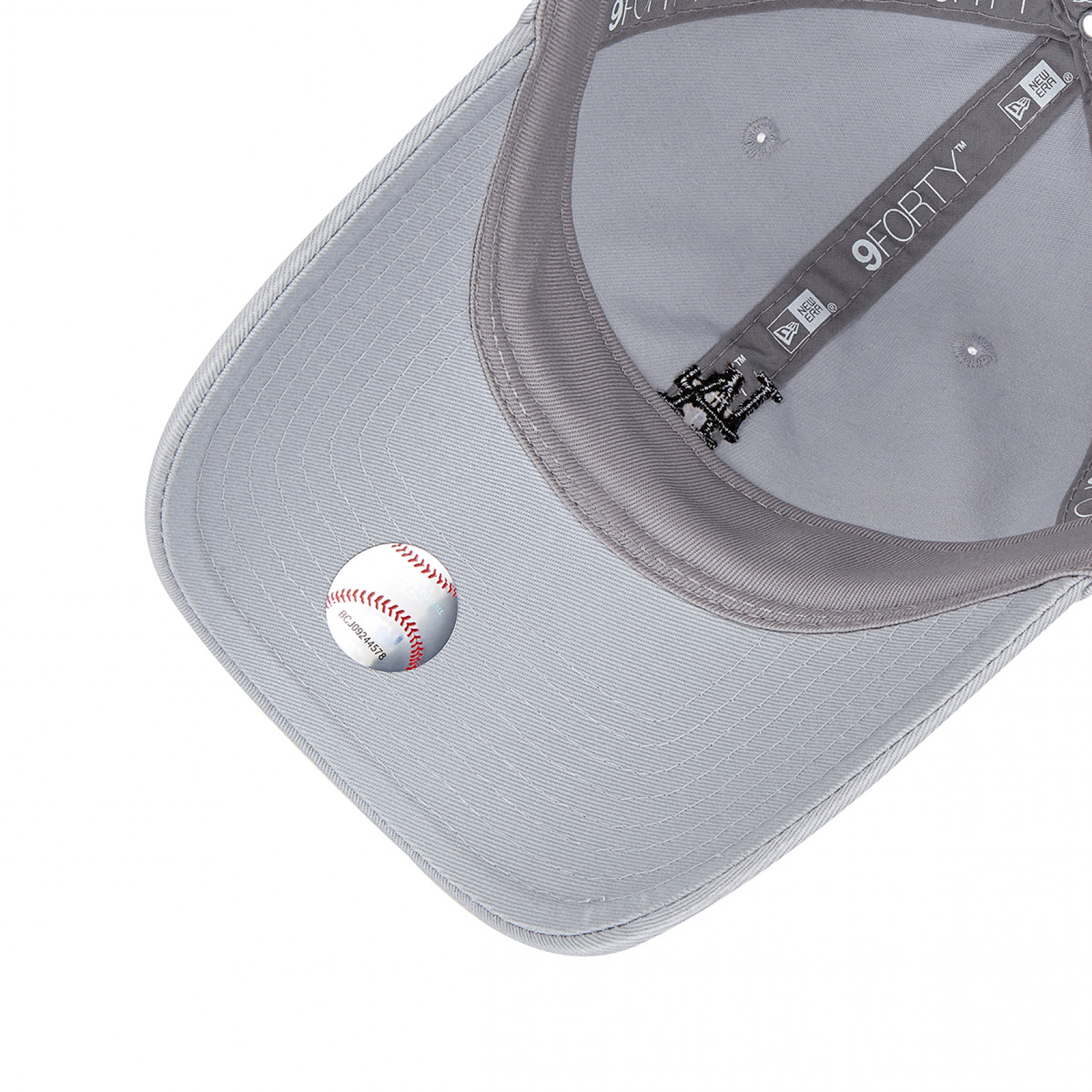 MLB 워시드 미니 로고 LA 다저스 언스트럭쳐 볼캡 스노우 그레이 / 14205765