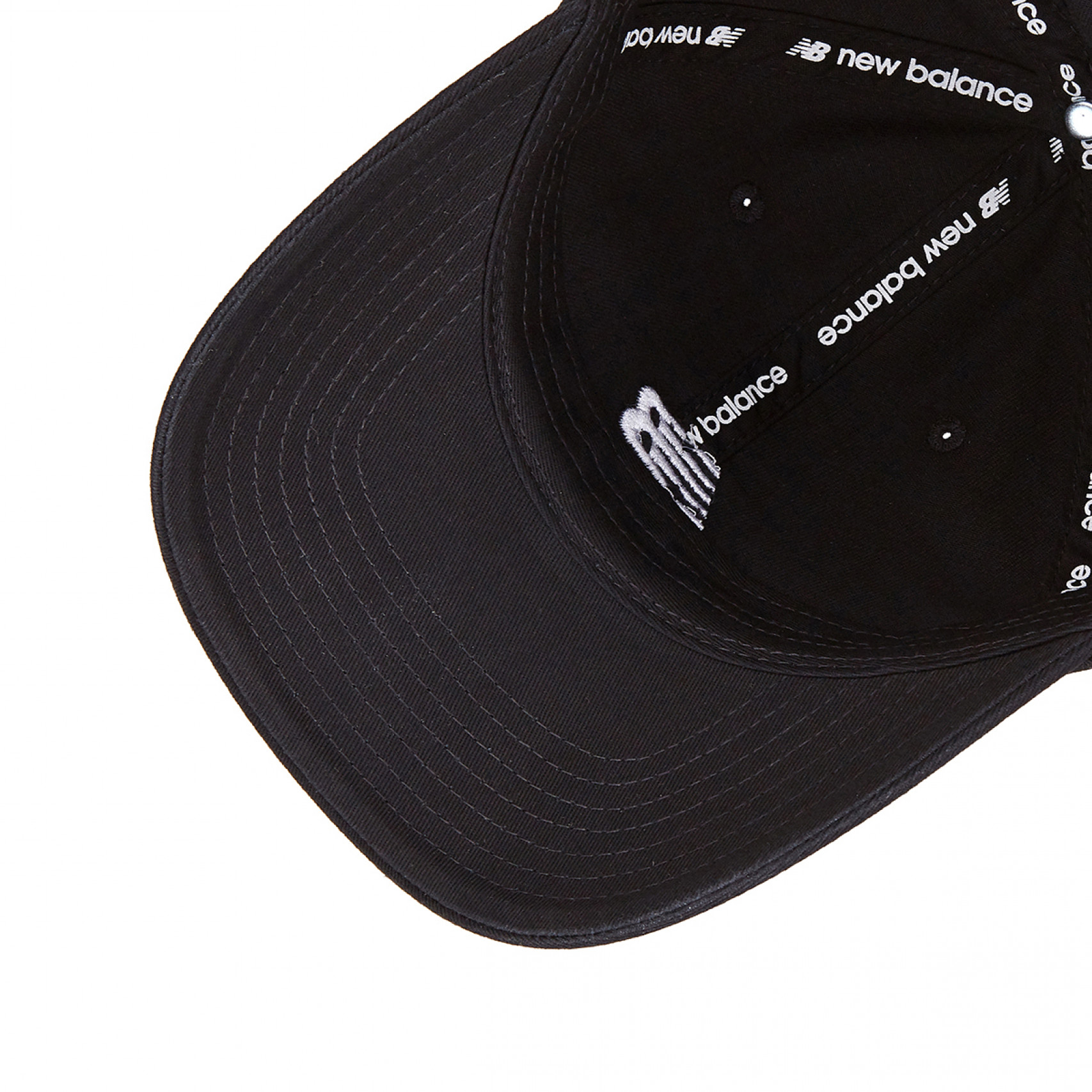 C-66 스택드 볼캡 블랙