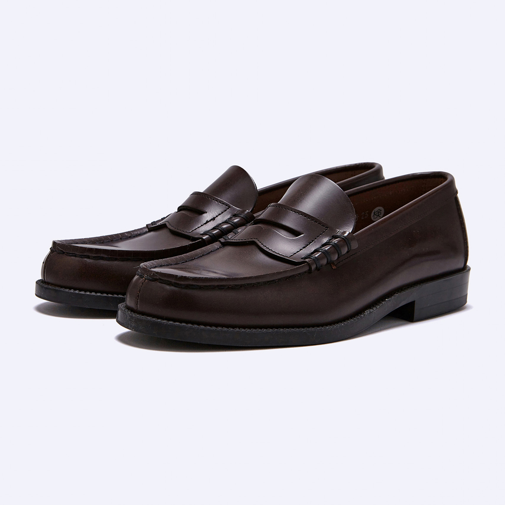 남성용 소가죽 페니로퍼 HS-906 D.BROWN