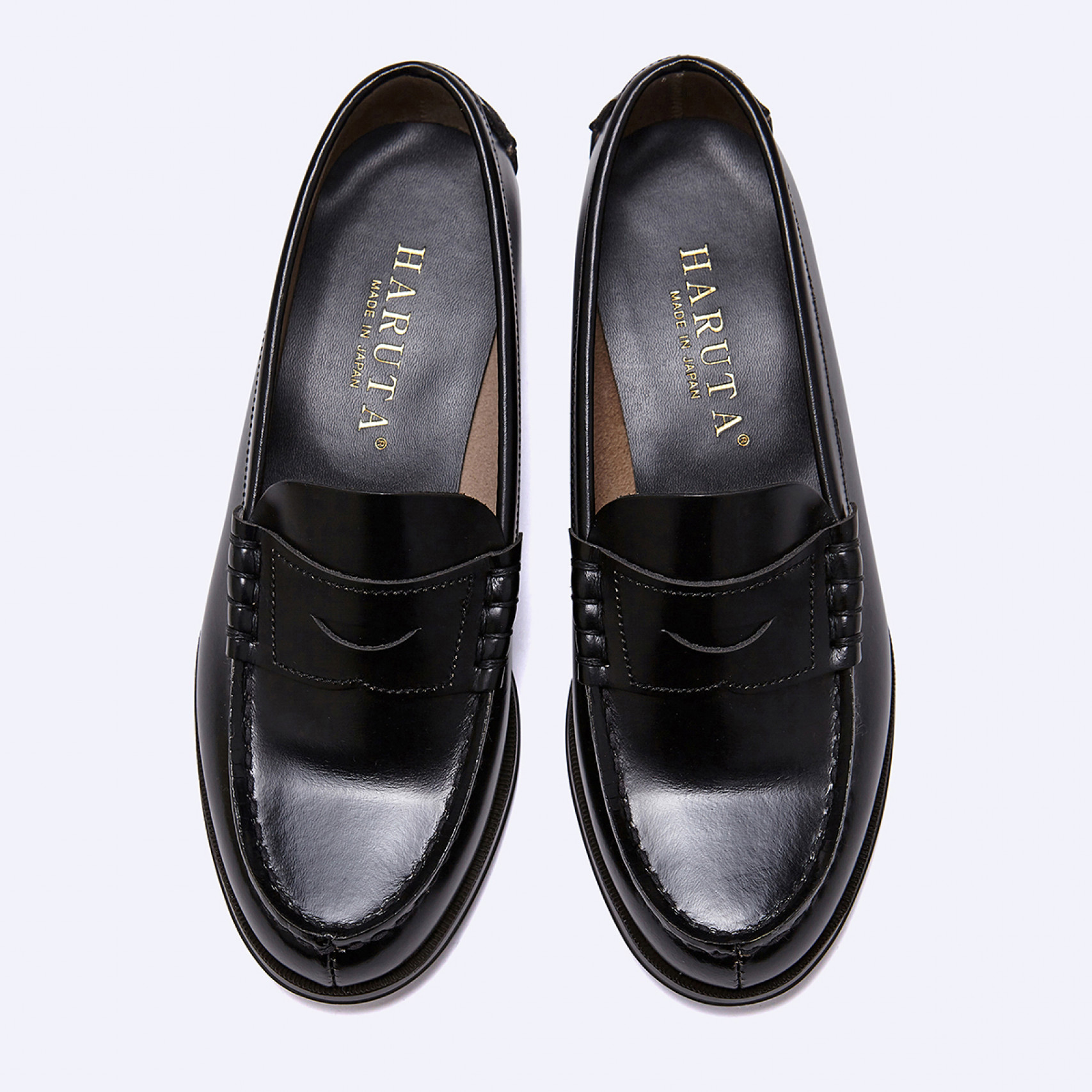 여성용 소가죽 페니로퍼 HS-304 BLACK