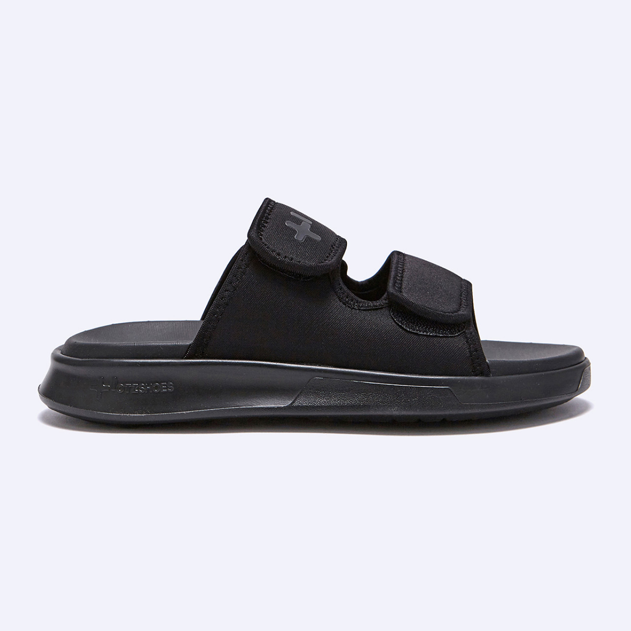 젤리 더블 라인 슬라이드 블랙 / FLOTEA2U01