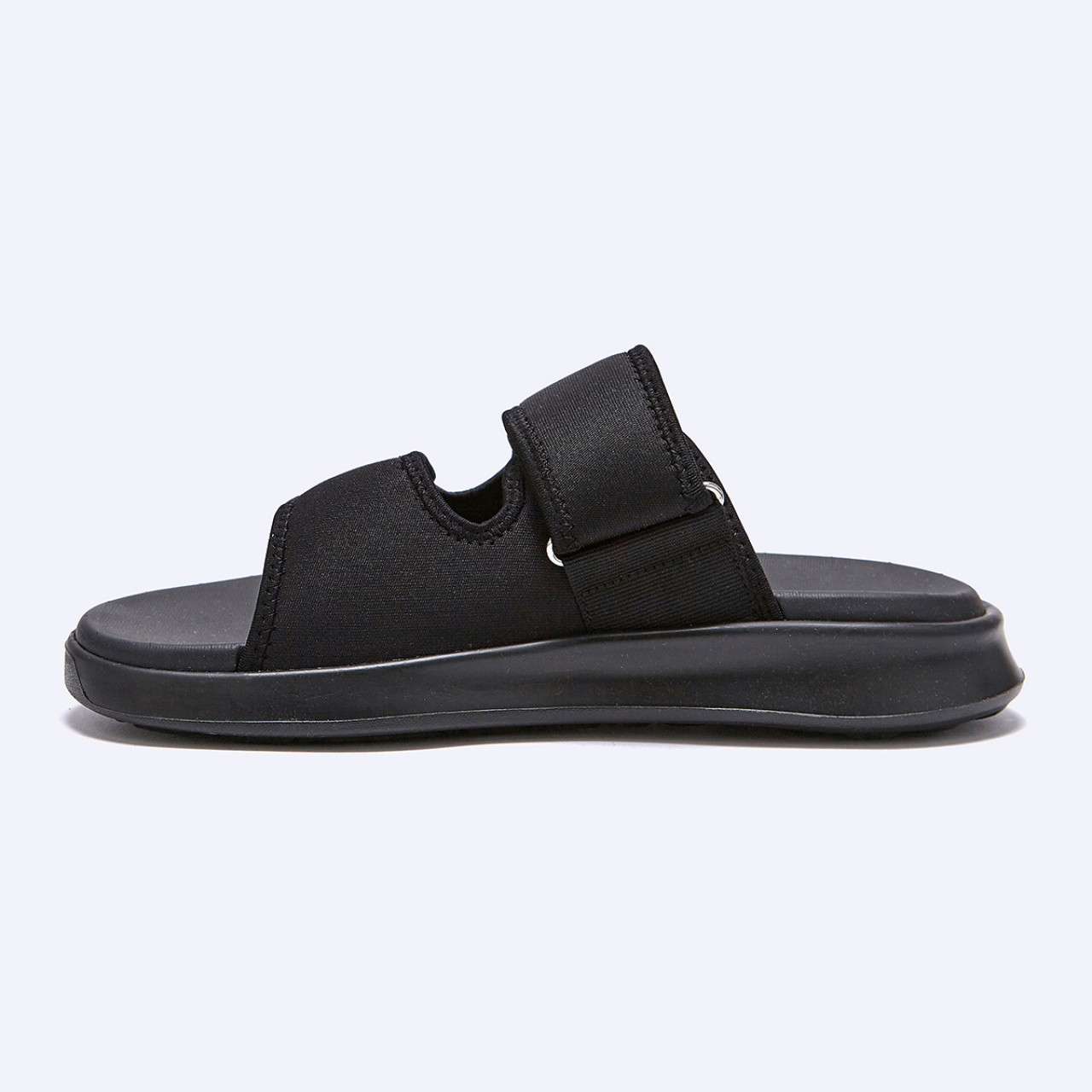 젤리 더블 라인 슬라이드 블랙 / FLOTEA2U01