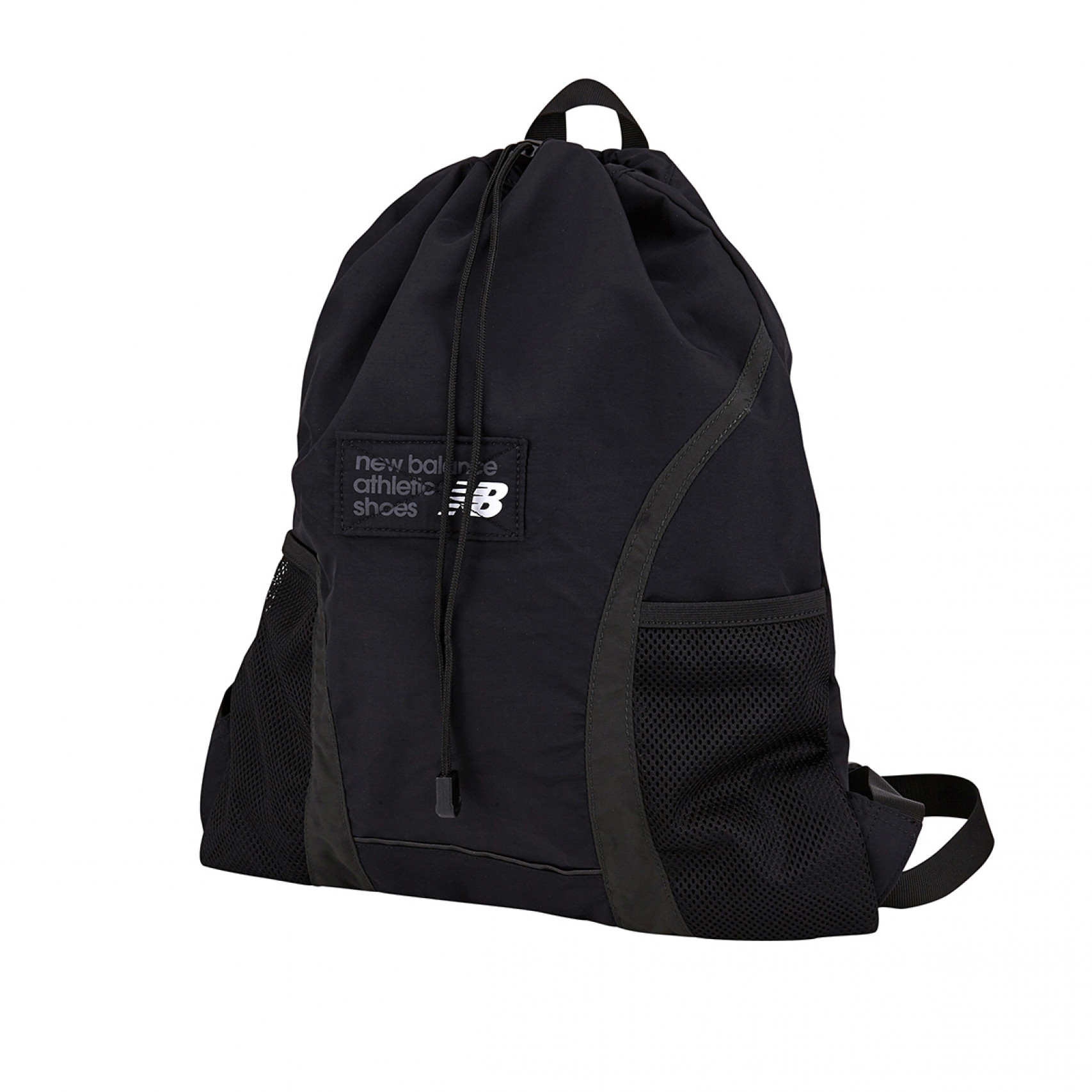 뉴트로 스트링 백팩 블랙