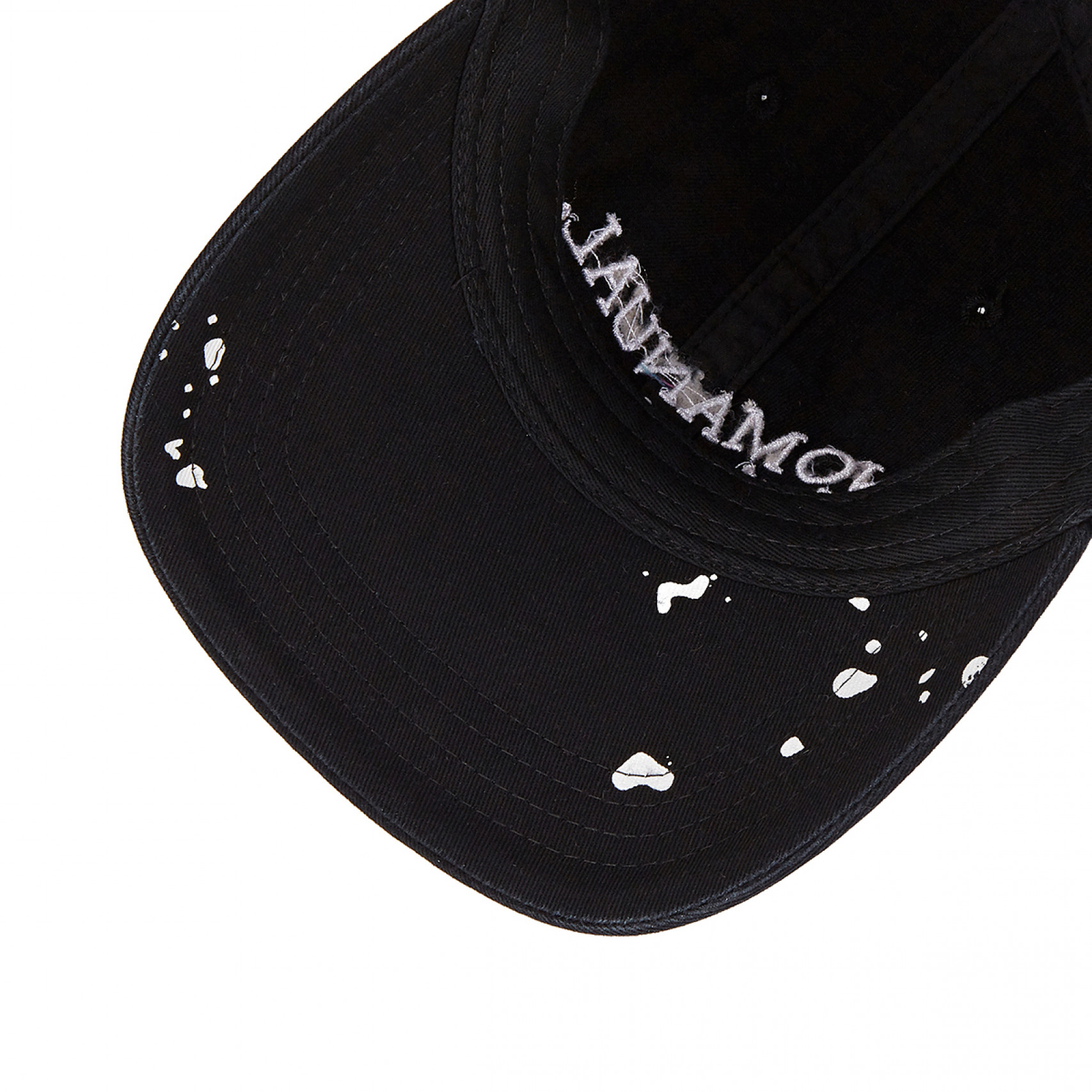 D.T BALL CAP 241 WASHED BLACK / NM55HG04M1WB000