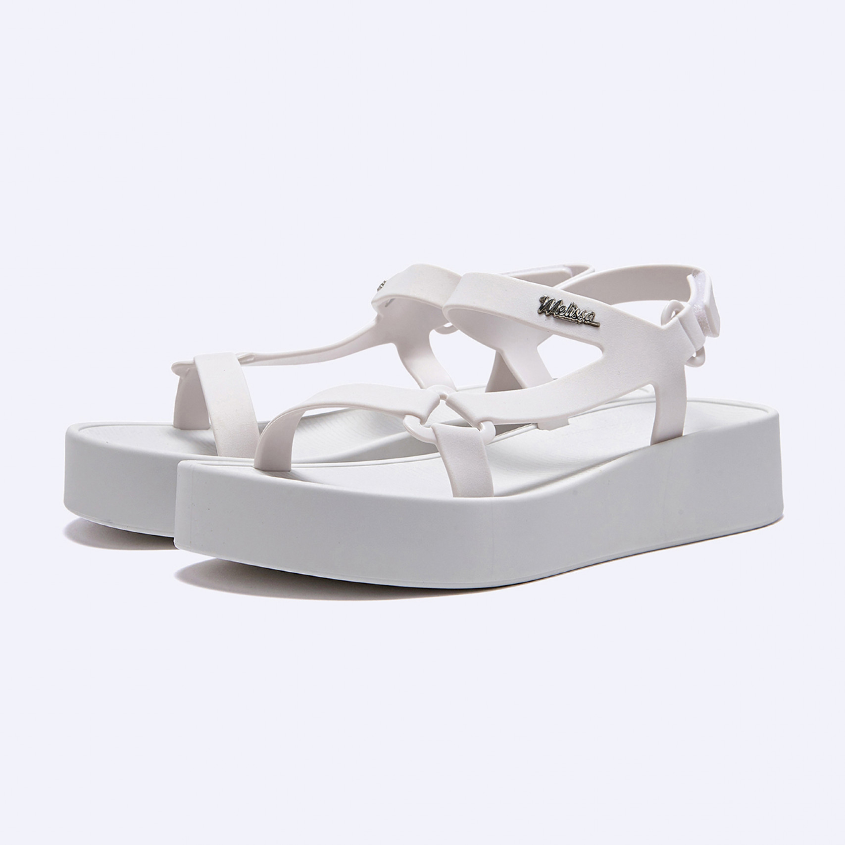 썬 다운타운 플랫폼 샌들 화이트 / 35710-AR880