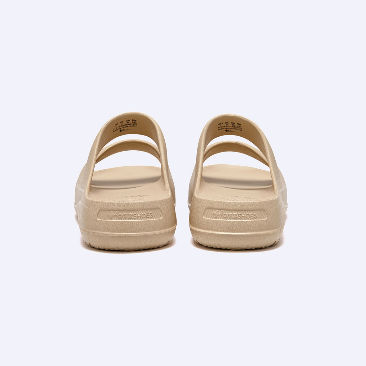 비들 플랫폼 투 스트랩 슬라이드 베이지 / FLOTES2U18