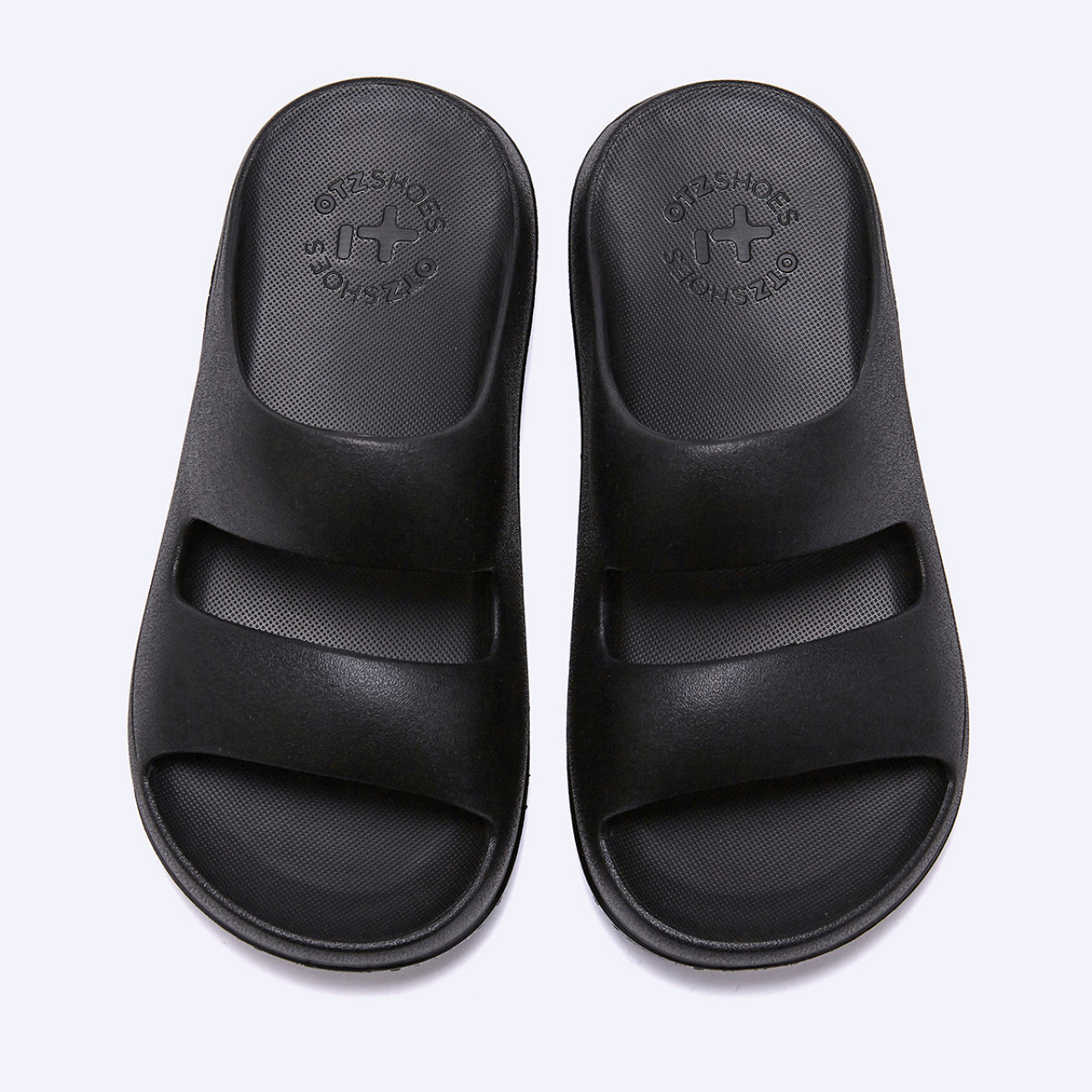 비들 플랫폼 투 스트랩 슬라이드 블랙 / FLOTES2U16