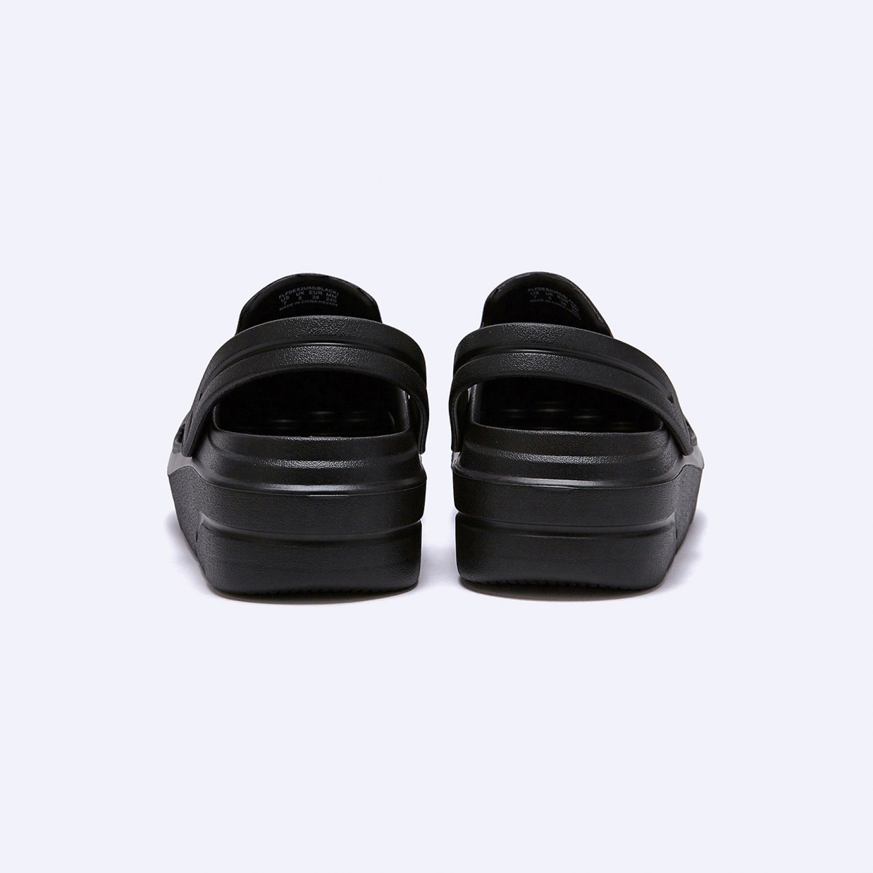 D Basic 쿠션 클로그 블랙 / FLFDES2U50