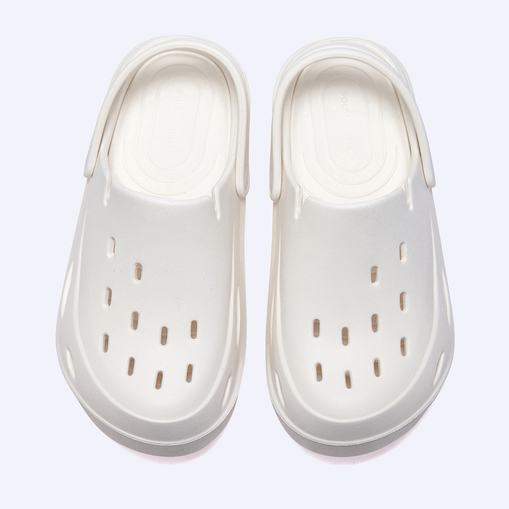 D Basic 쿠션 클로그 화이트 / FLFDES2U51