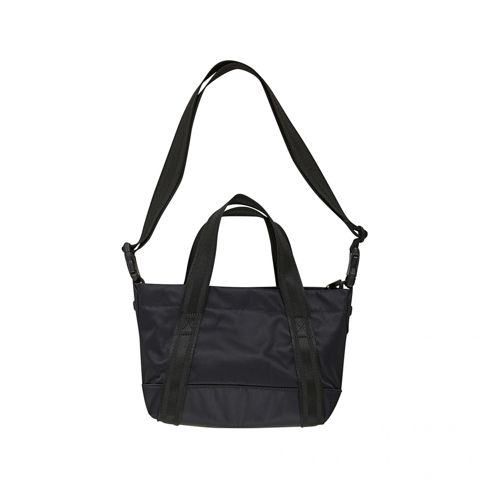 (공용) 나일론 탑클립 미니 토트백 블랙 / UBS1203KBMBLK