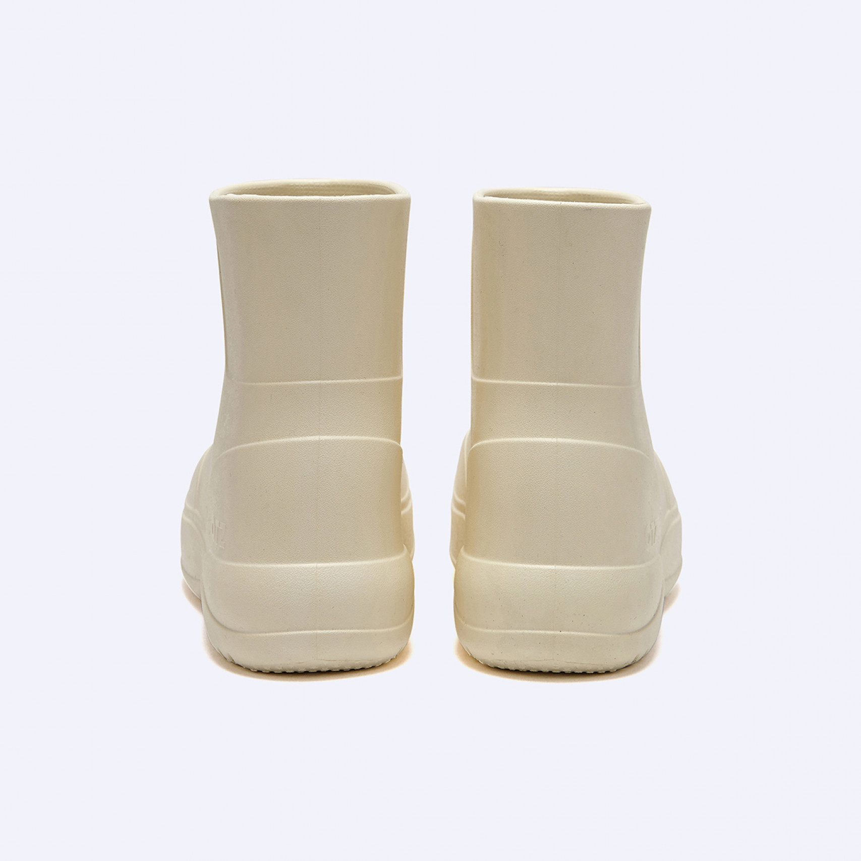 비들 플랫폼 레인부츠 숏 크림 / FLOTES2W21