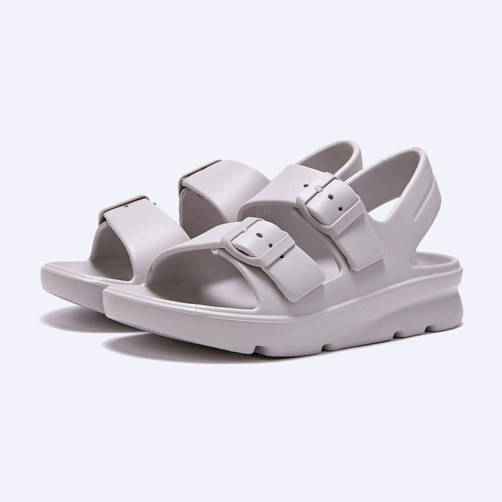 D Basic 쿠션 더블 샌들 라이트 그레이 / FLFDES2U13