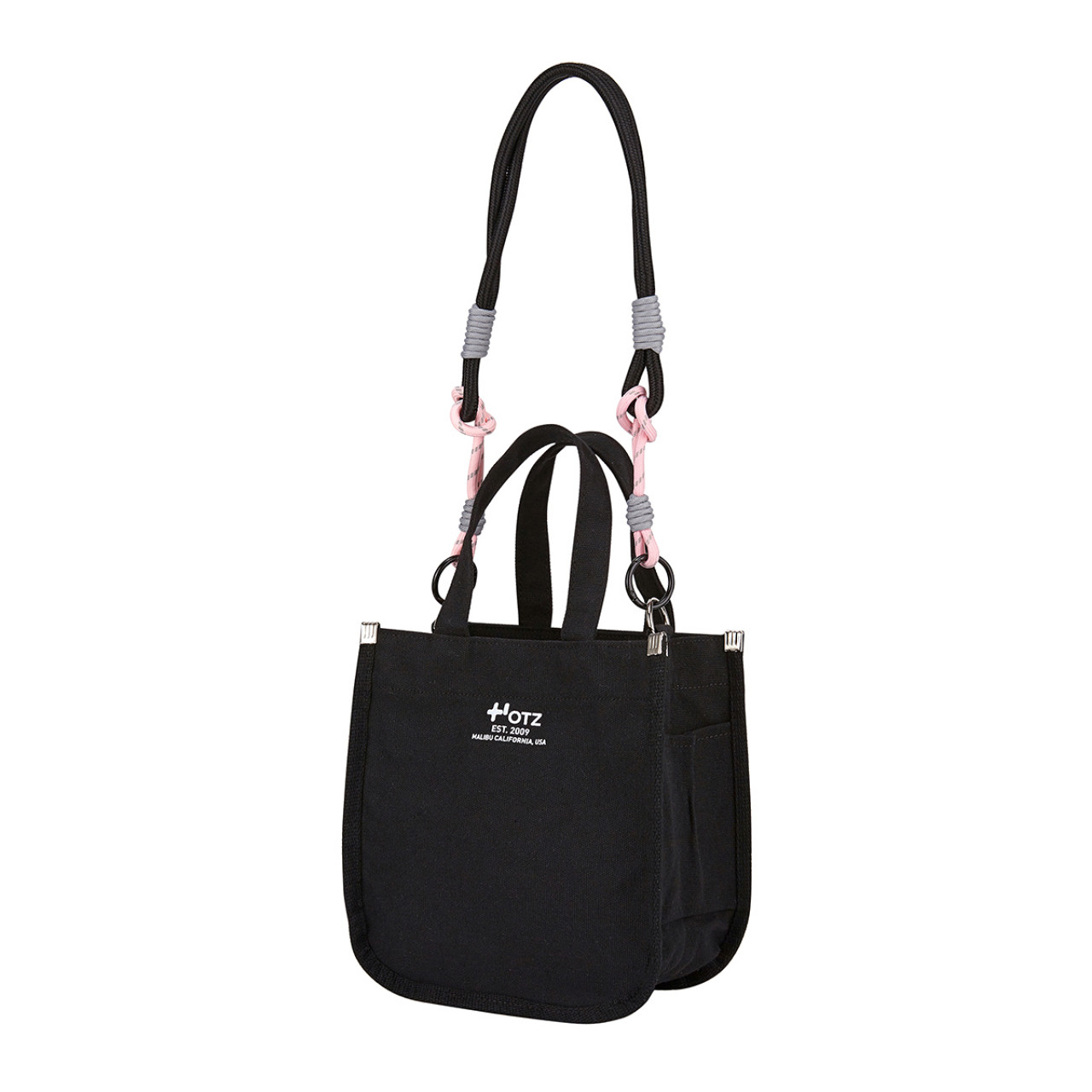 캔버스 토트백 블랙 / FLOTES2B01