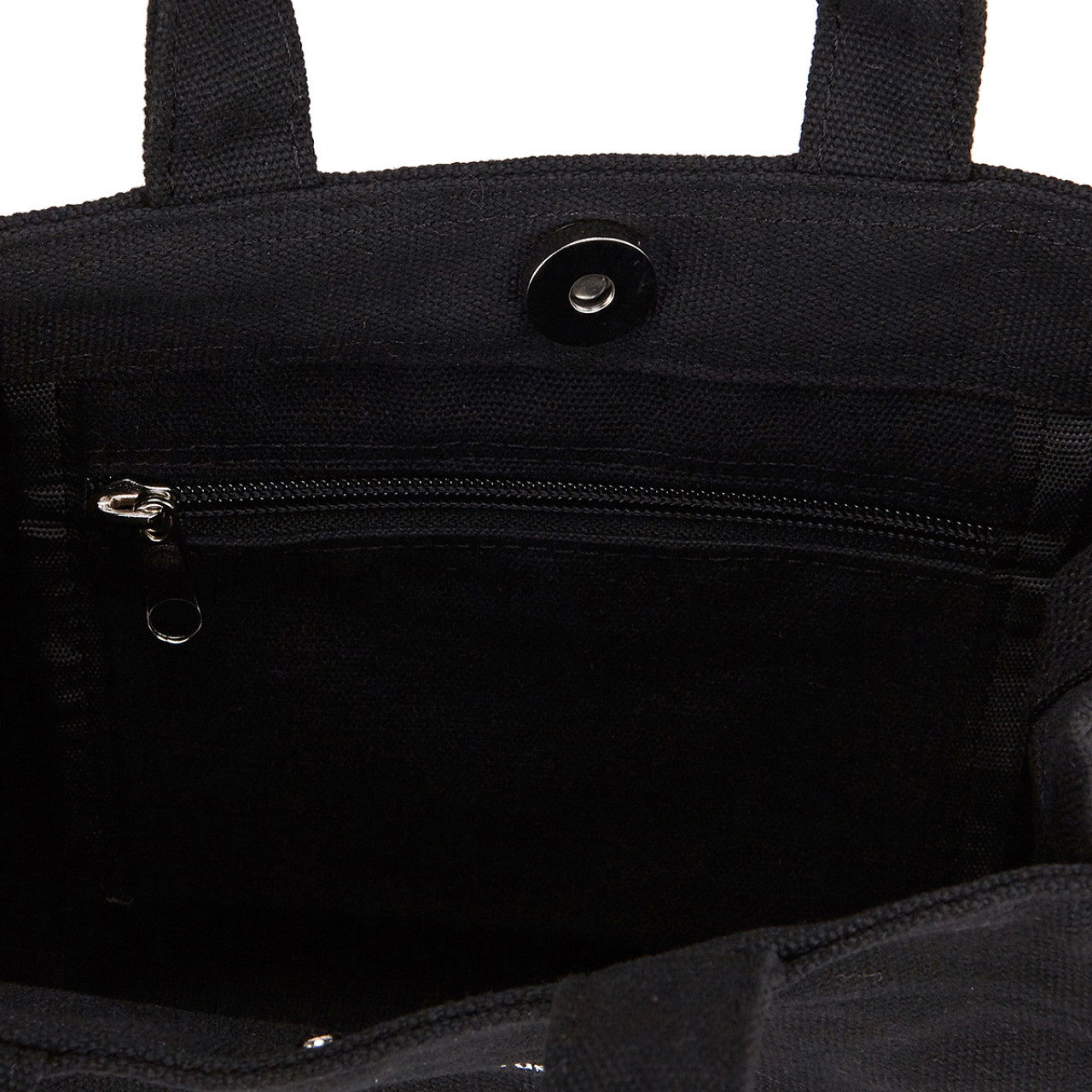 캔버스 토트백 블랙 / FLOTES2B01