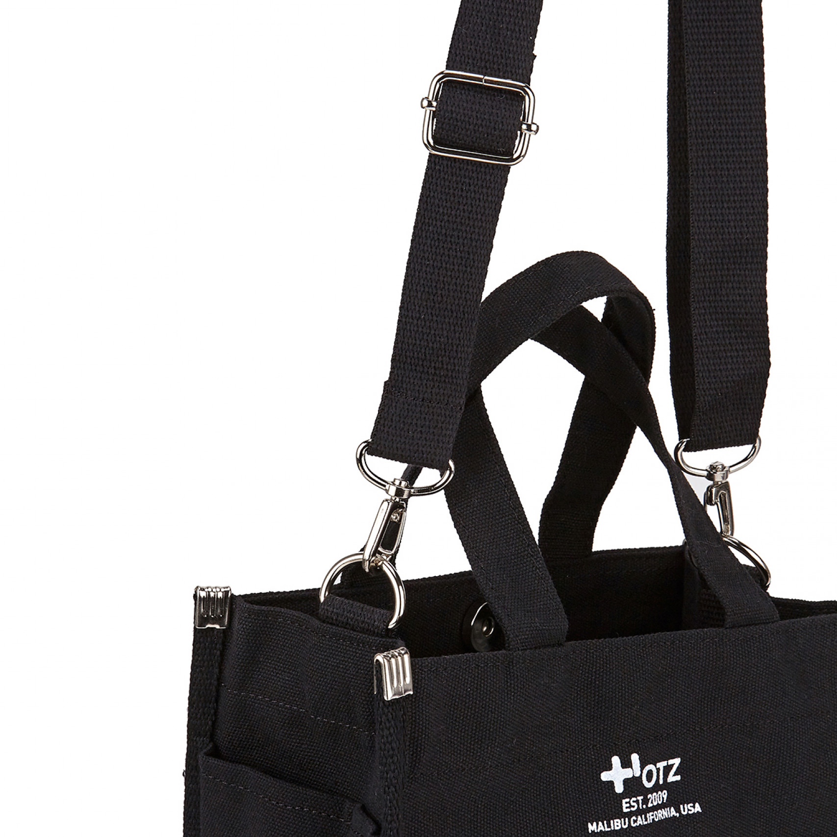 캔버스 토트백 블랙 / FLOTES2B01