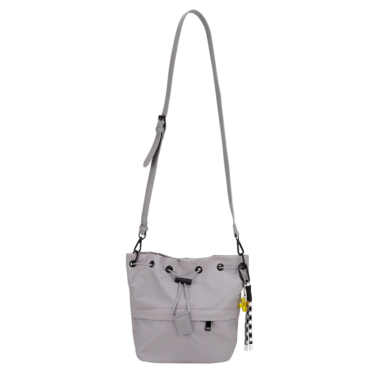 나일론 버킷백 L 그레이 / FLOTES2B05