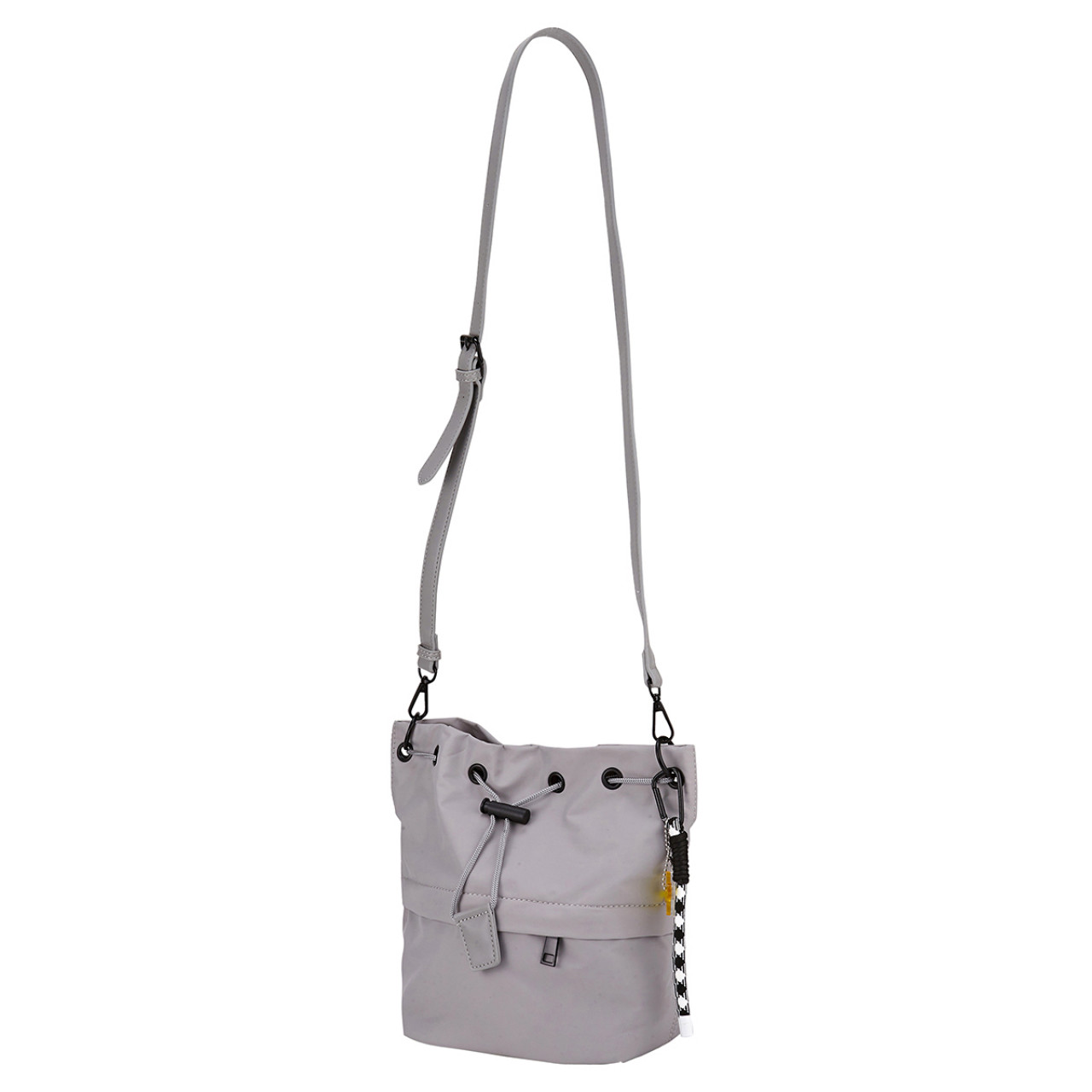 나일론 버킷백 L 그레이 / FLOTES2B05