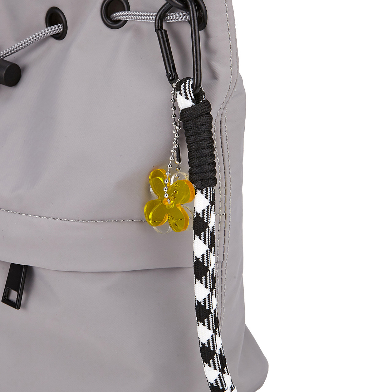 나일론 버킷백 L 그레이 / FLOTES2B05