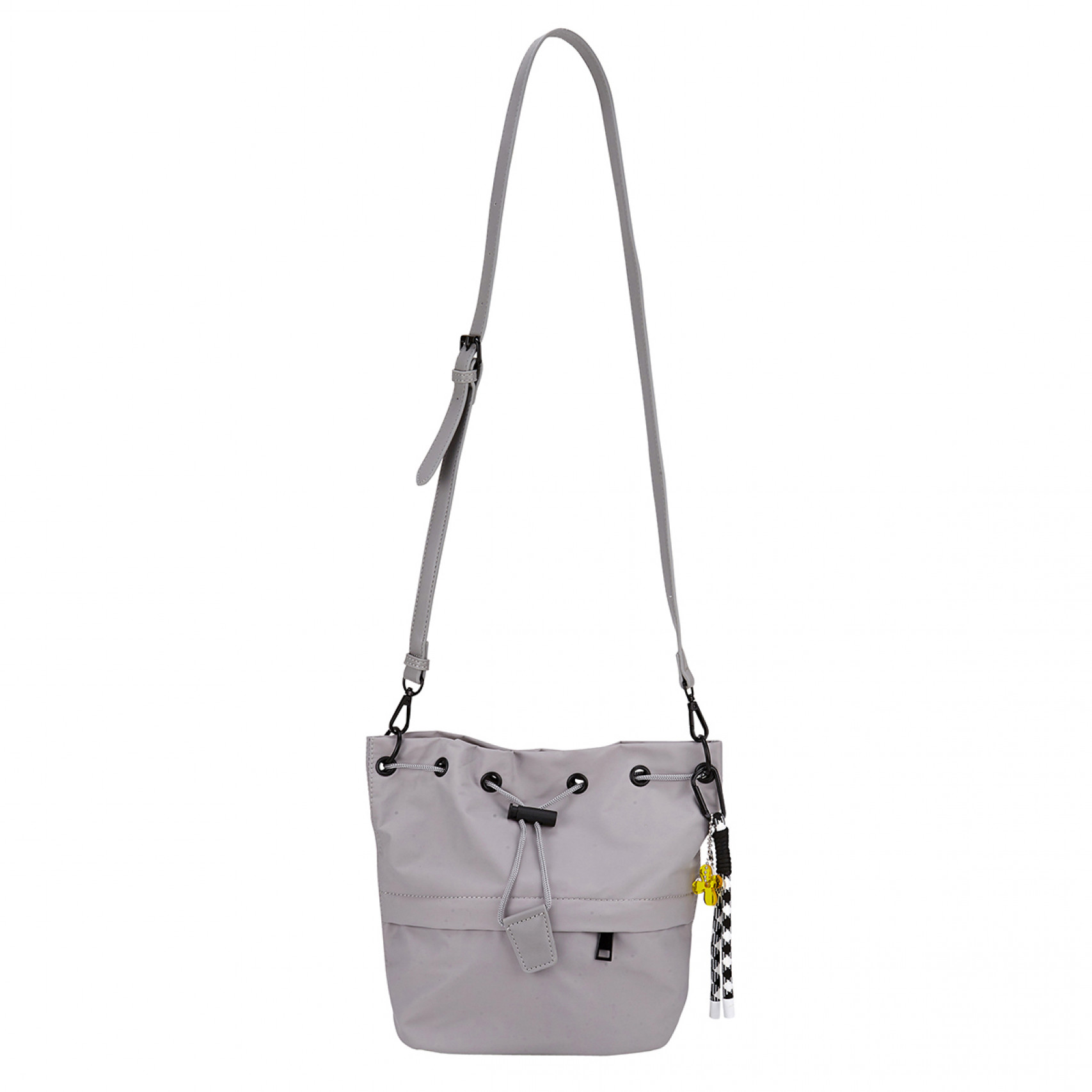 나일론 버킷백 L 그레이 / FLOTES2B05