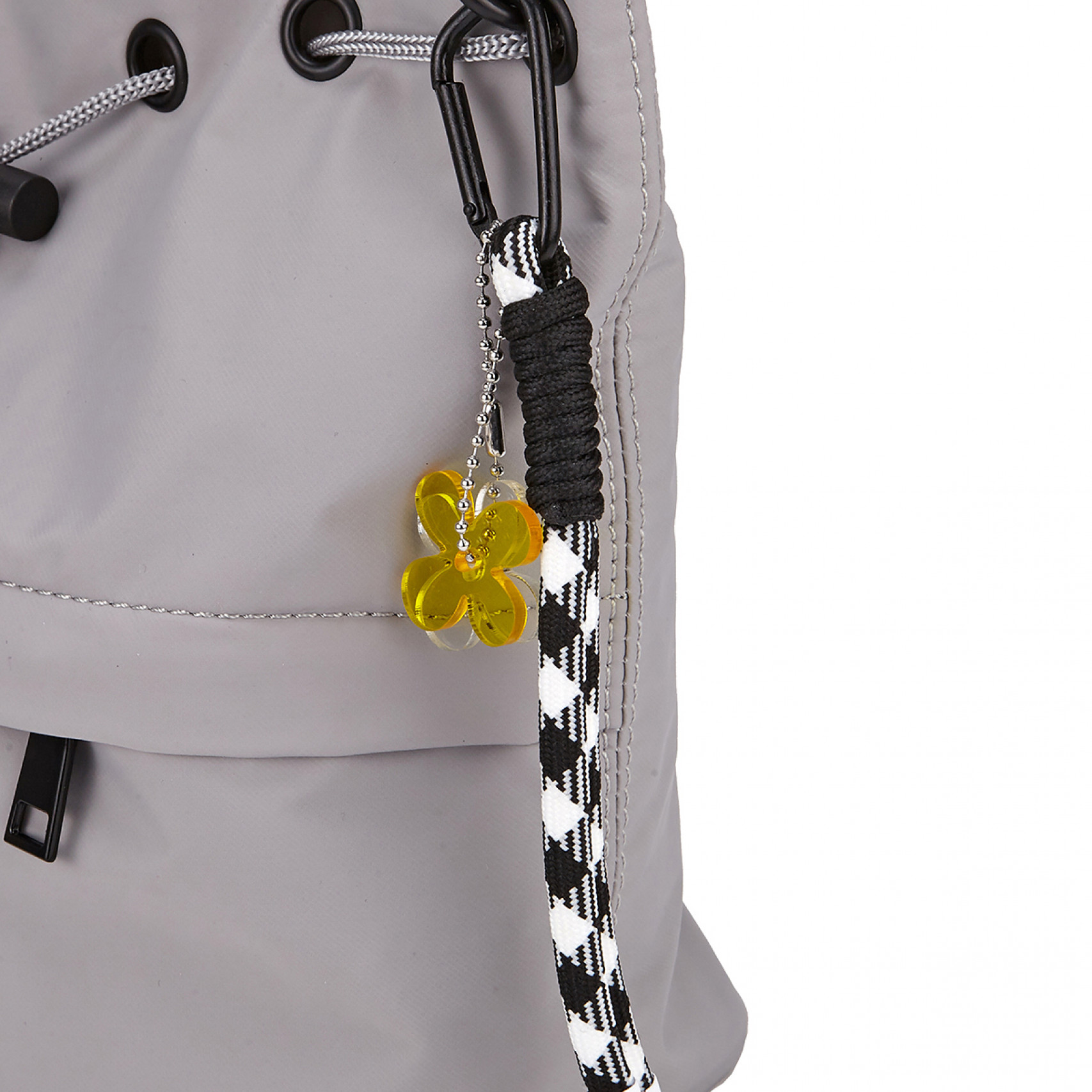 나일론 버킷백 L 그레이 / FLOTES2B05