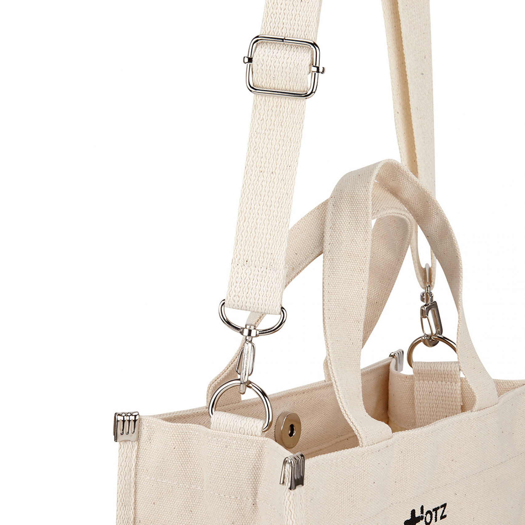 캔버스 토트백 아이보리 / FLOTES2B02