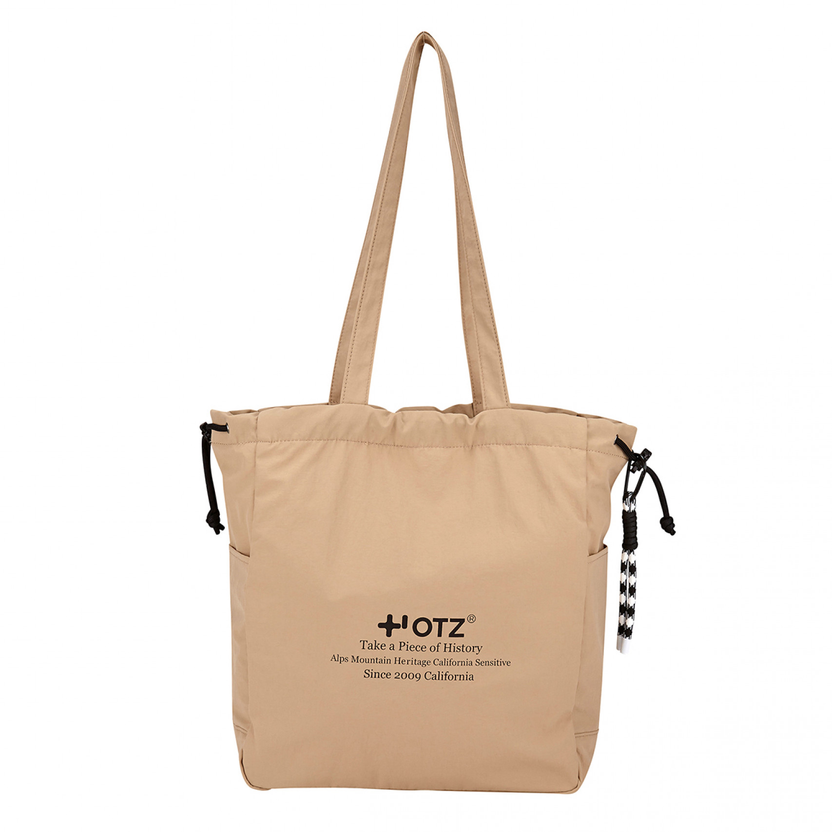 나일론 숄더백 베이지 / FLOTES2B03