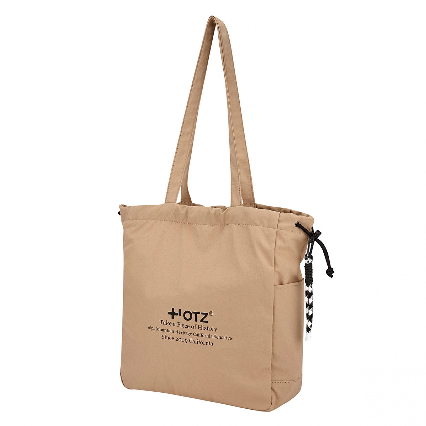 나일론 숄더백 베이지 / FLOTES2B03