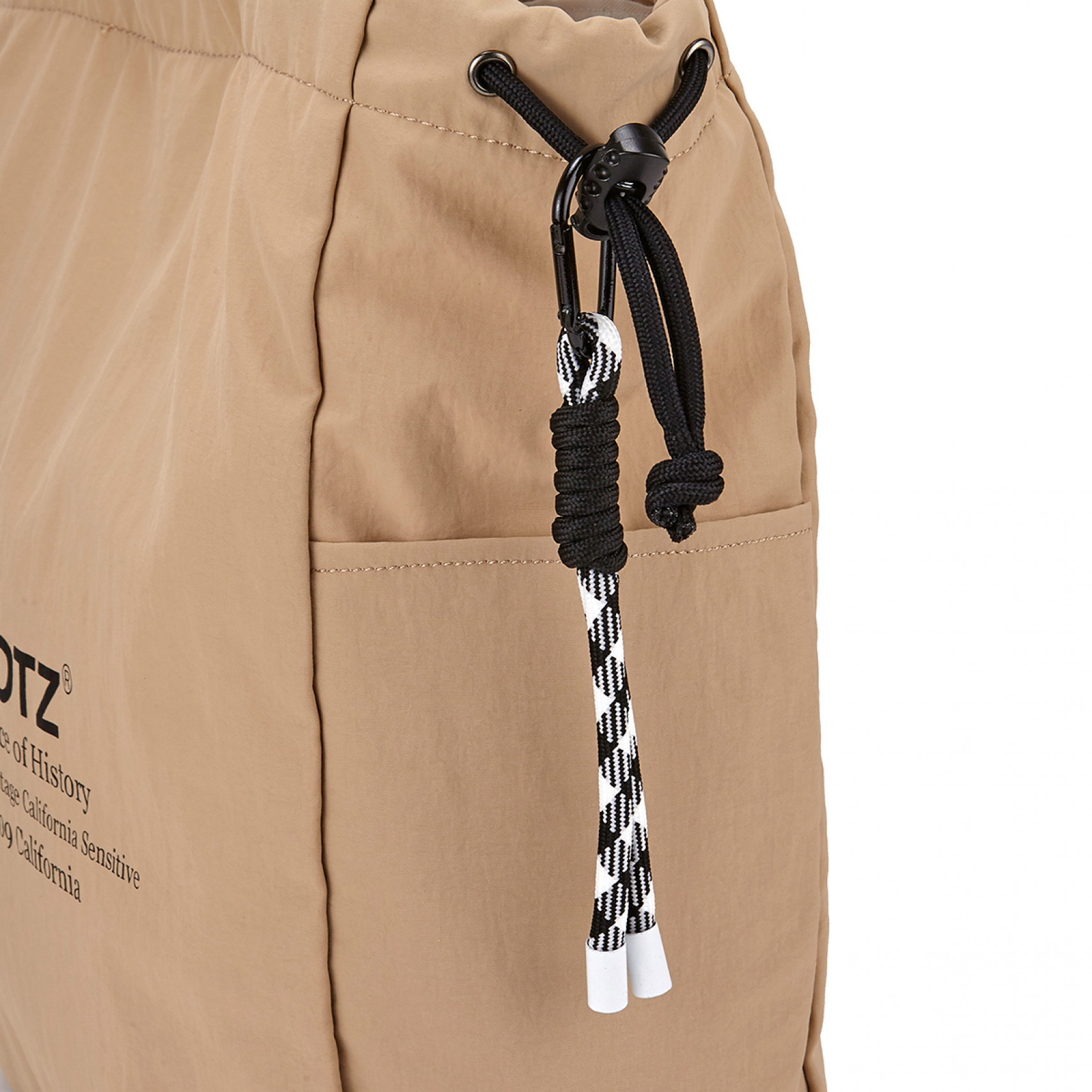 나일론 숄더백 베이지 / FLOTES2B03