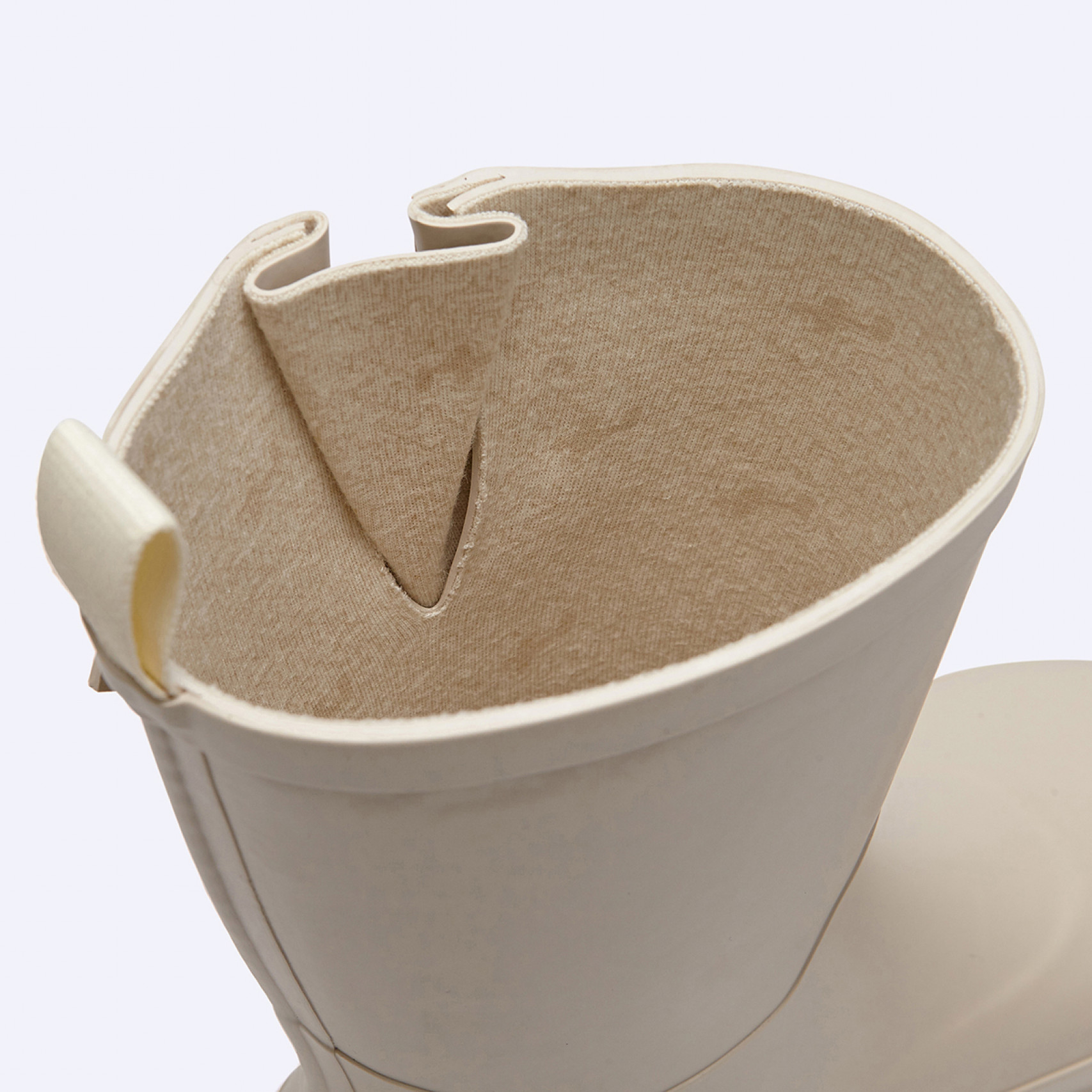 콜터빌 레인부츠 미들 크림 / FLOTES2W29