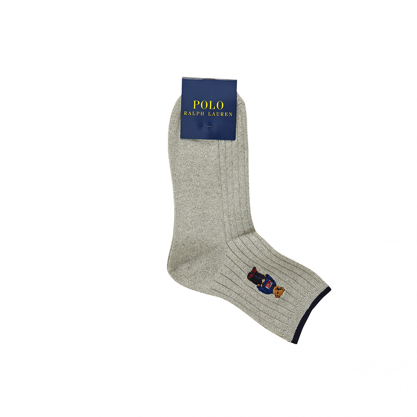 베어 코튼 블렌트 크루 삭스 그레이 / WAPOHOS03420206