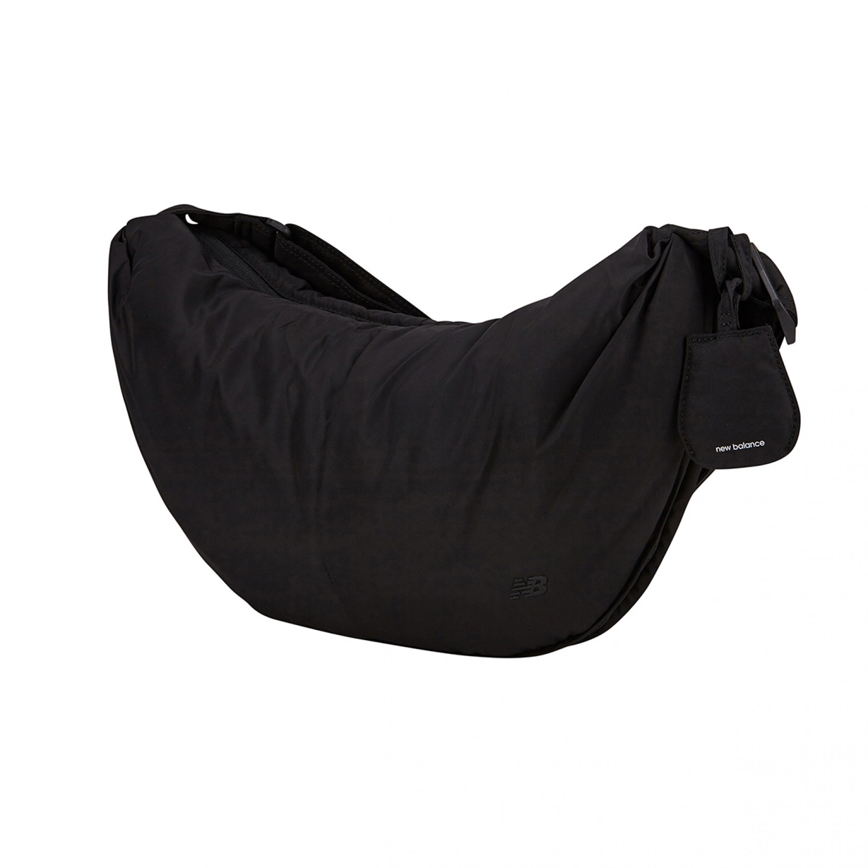 하프문 크로스백 블랙