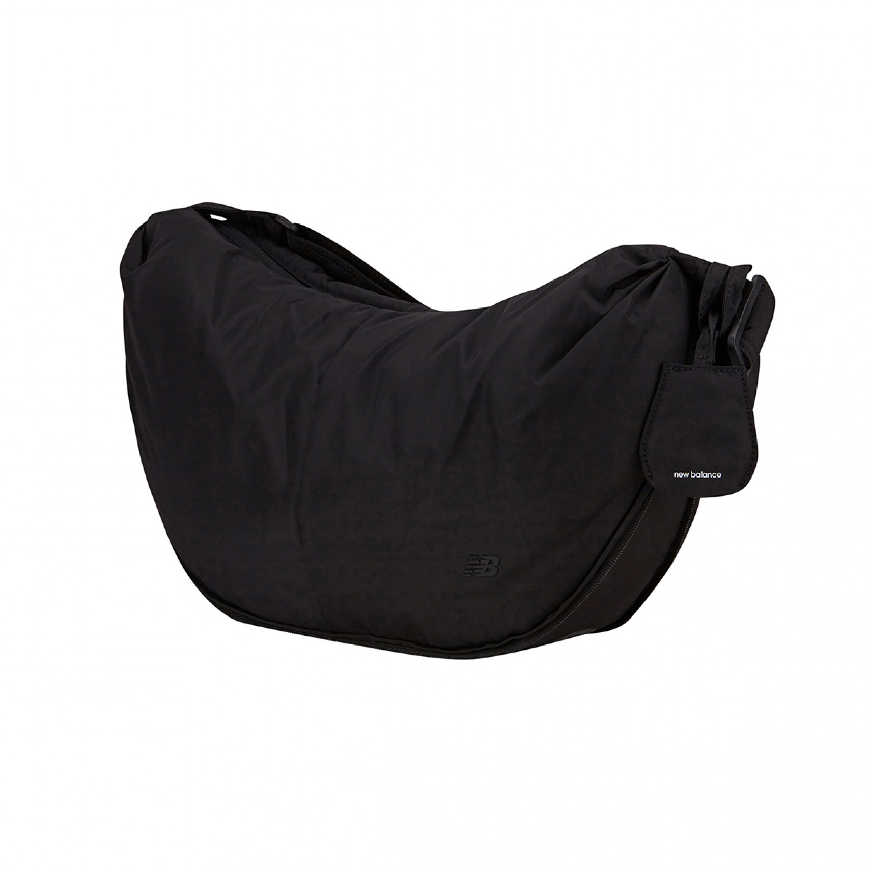 하프문 크로스백 블랙