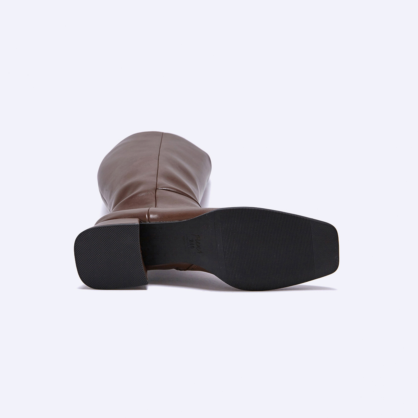 롱 부츠 브라운 4cm / FLPREF3W04