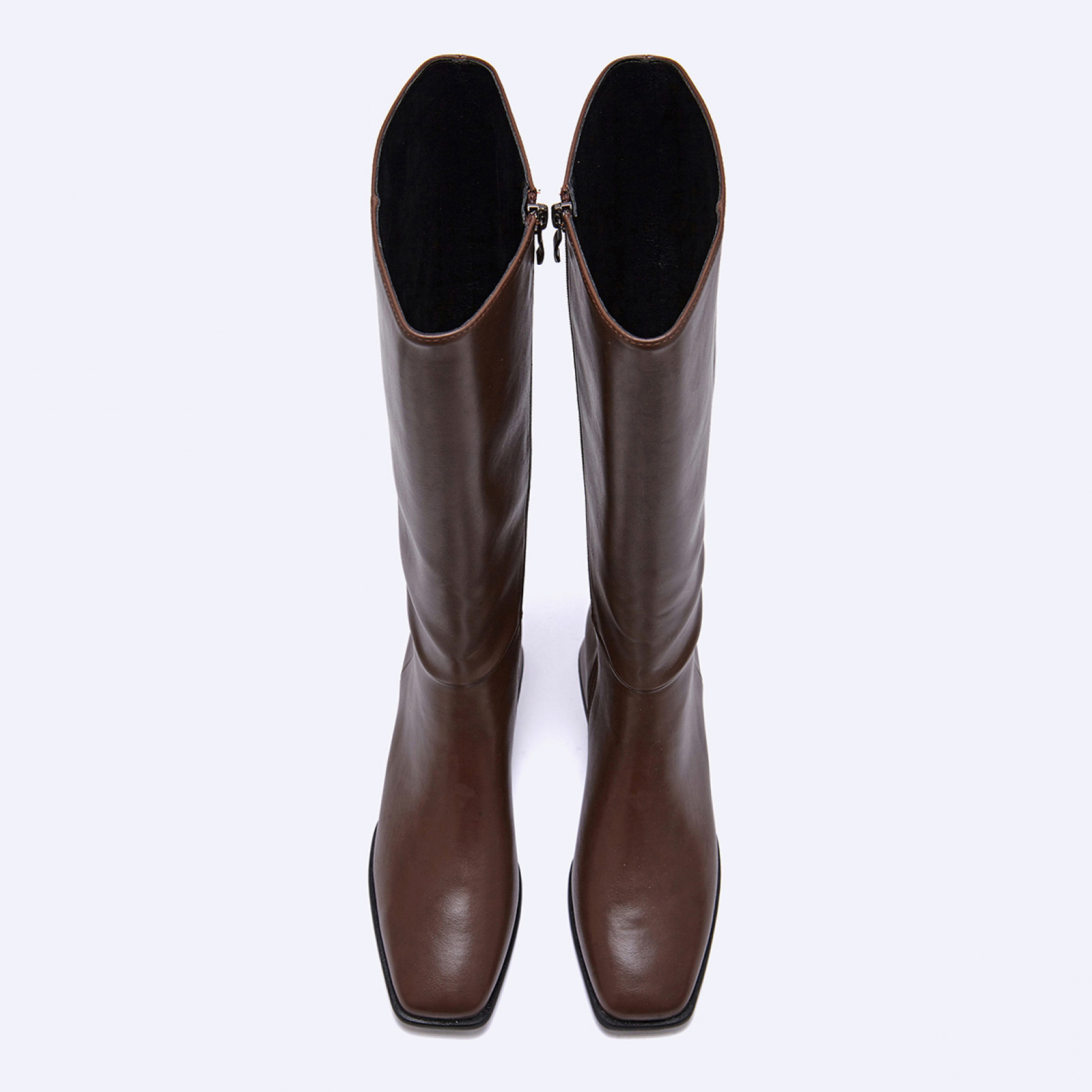 롱 부츠 브라운 4cm / FLPREF3W04