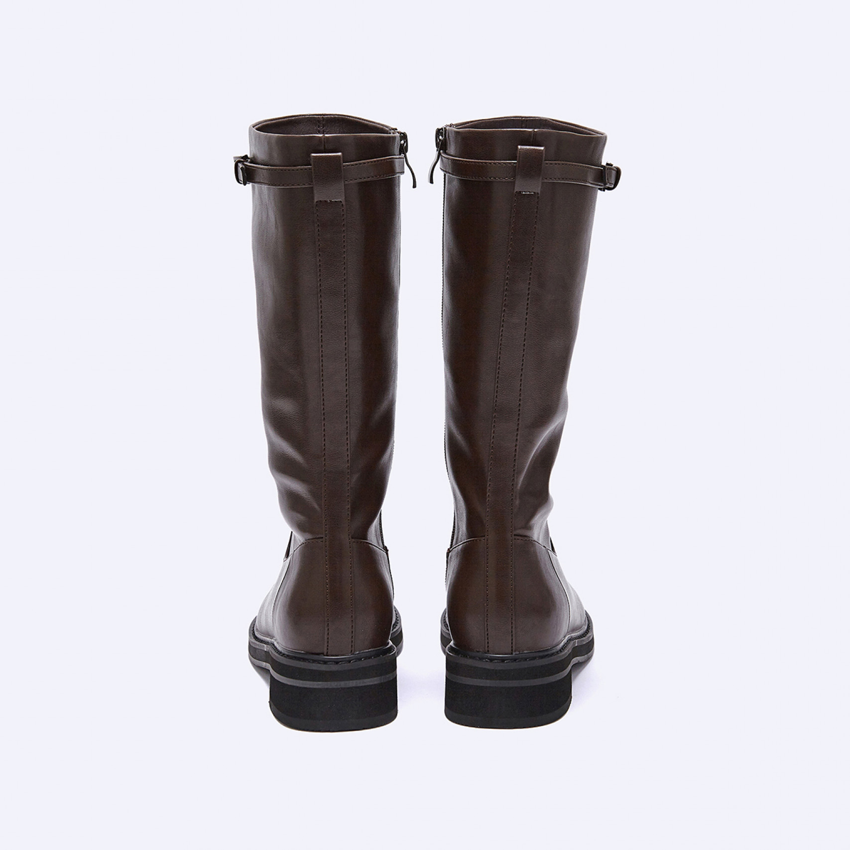 미들 부츠 브라운 4cm / FLPREF3W06