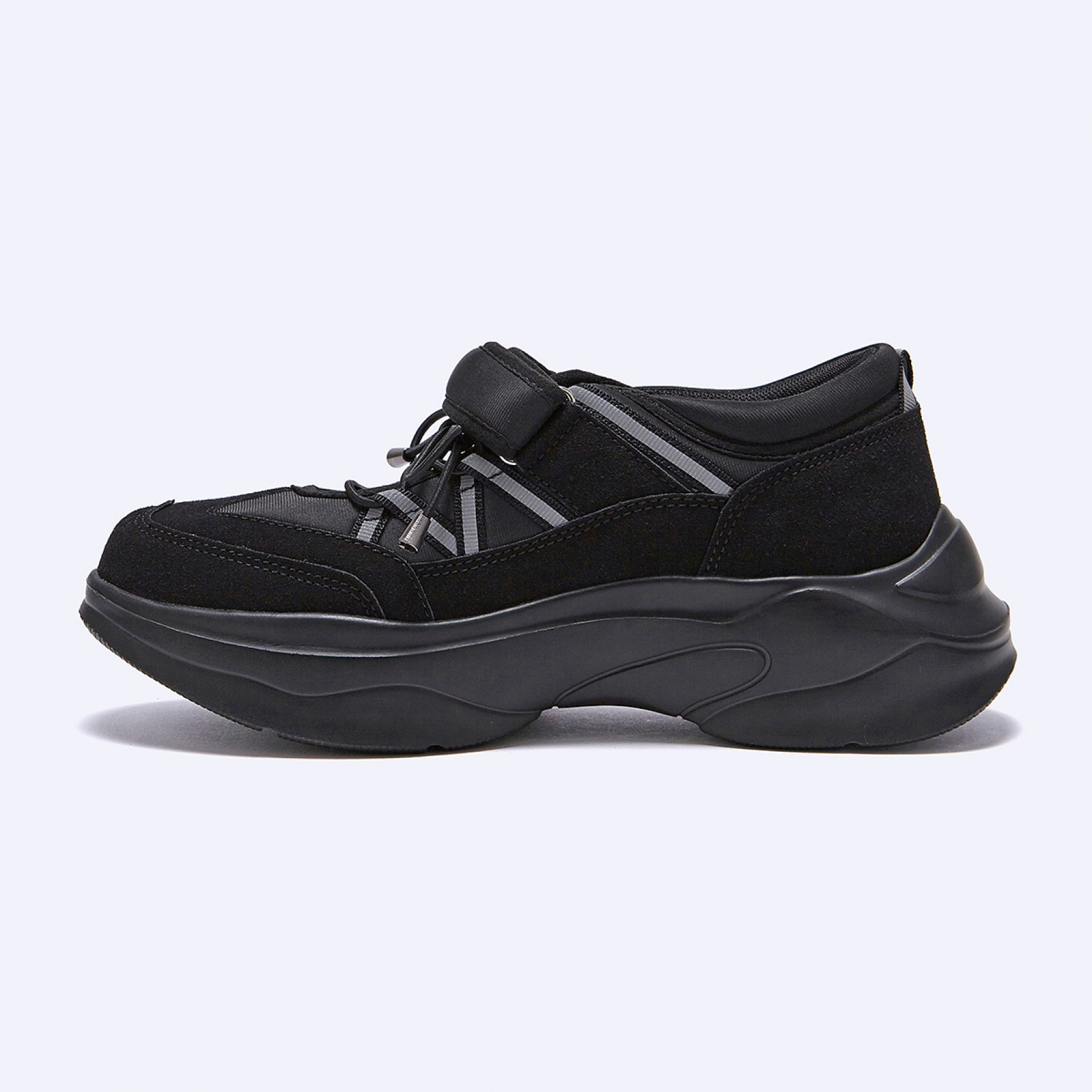 벨크로 스니커즈 블랙 4cm / FLPREF3W10