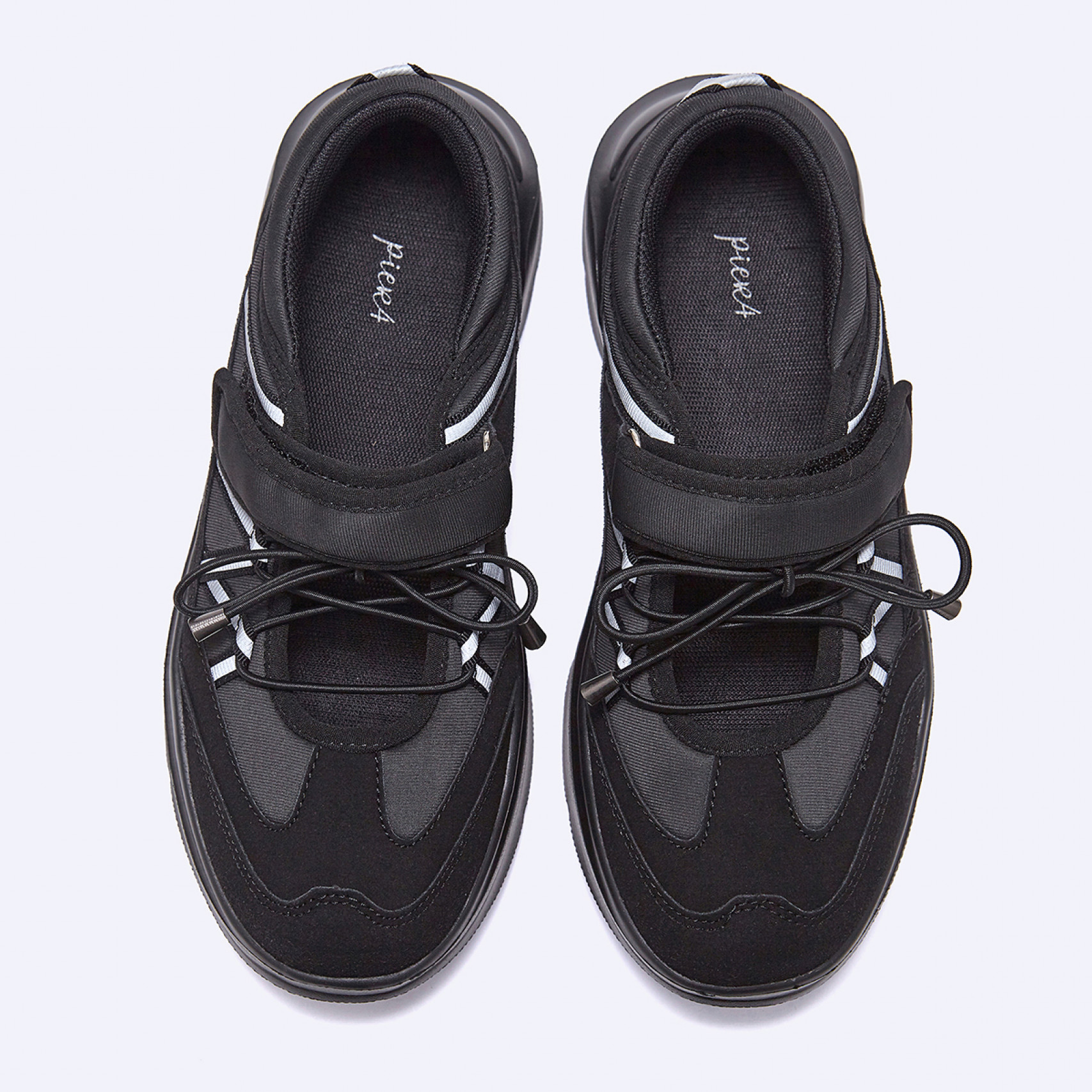 벨크로 스니커즈 블랙 4cm / FLPREF3W10