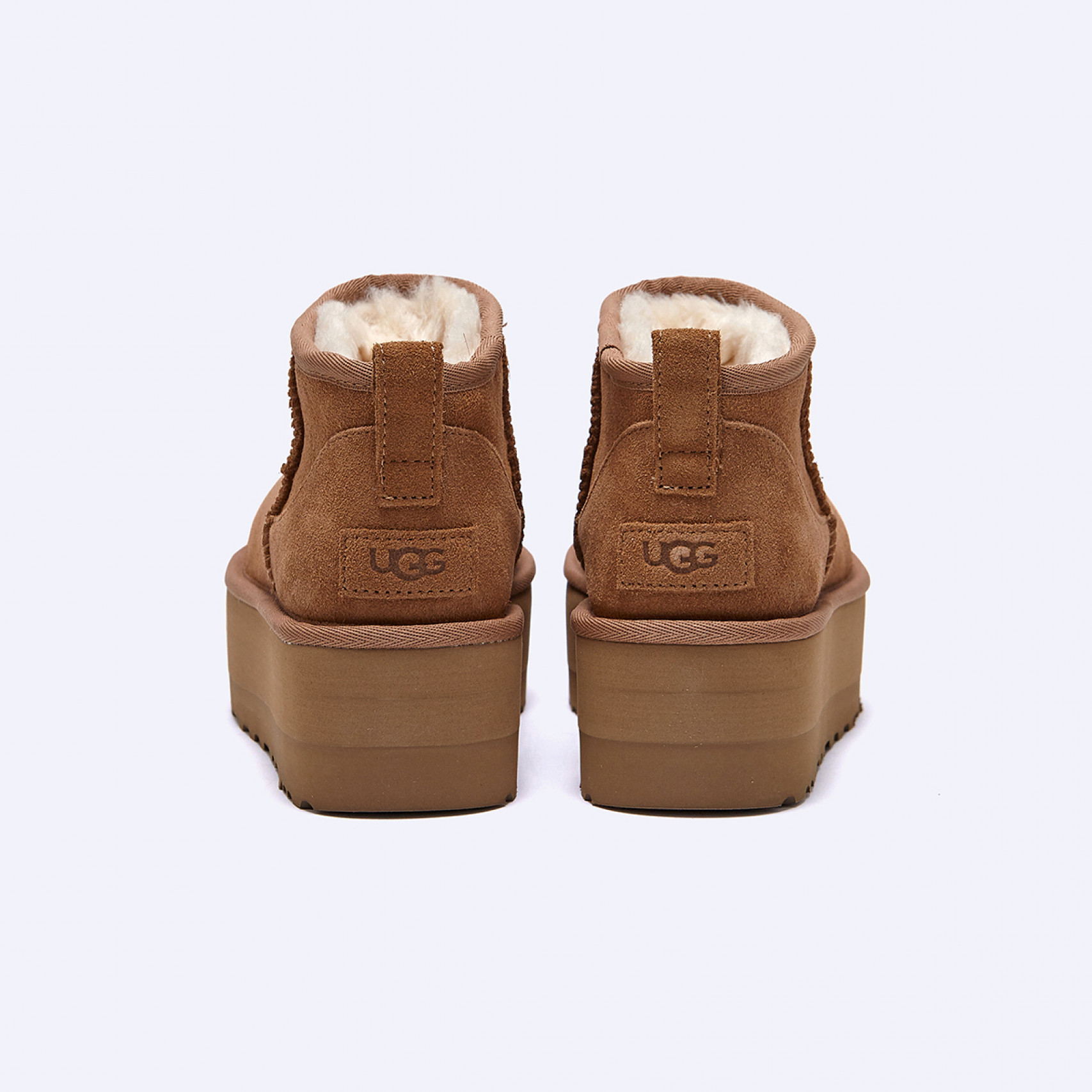 클래식 울트라 미니 플랫폼 체스트넛 여성 / 1135092-CHE