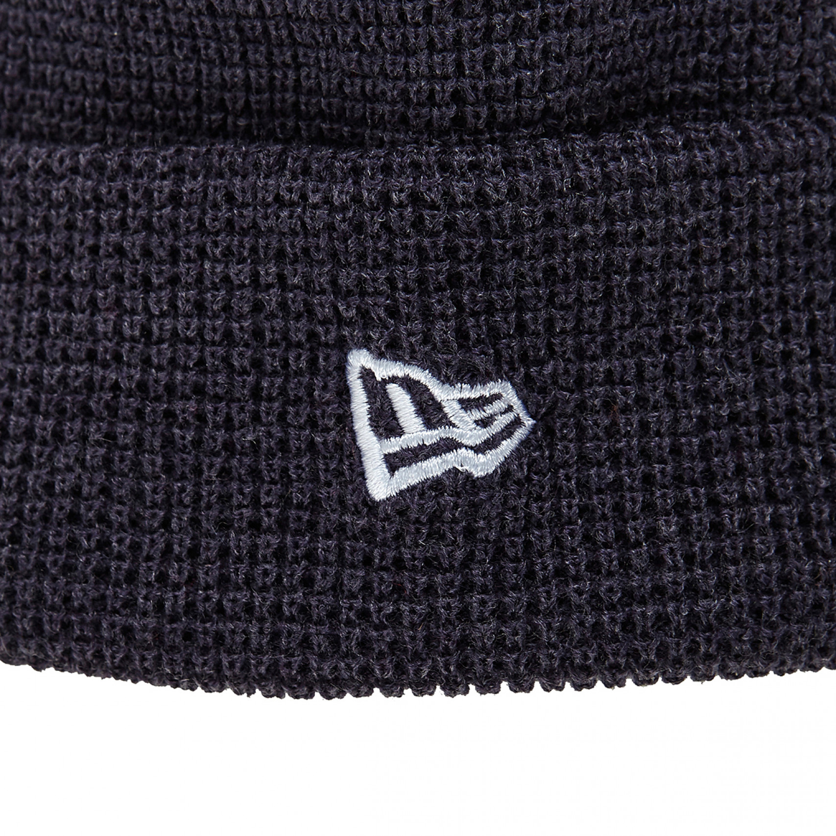 와플 숏 커프 비니 네이비 / 14440782